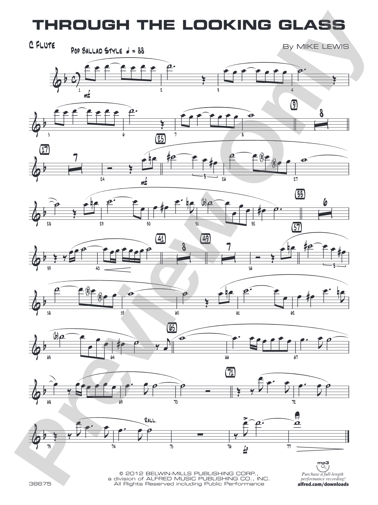 Through the Looking Glass: Flute