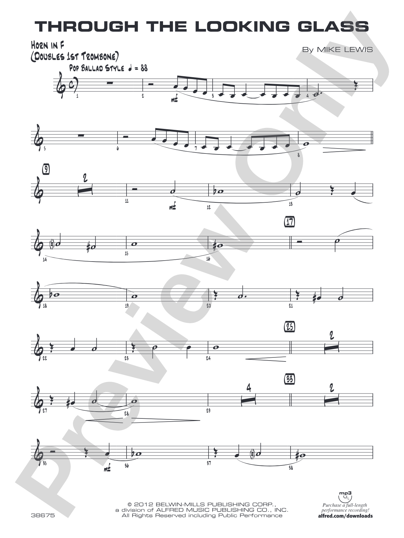 Through the Looking Glass: 1st F Horn