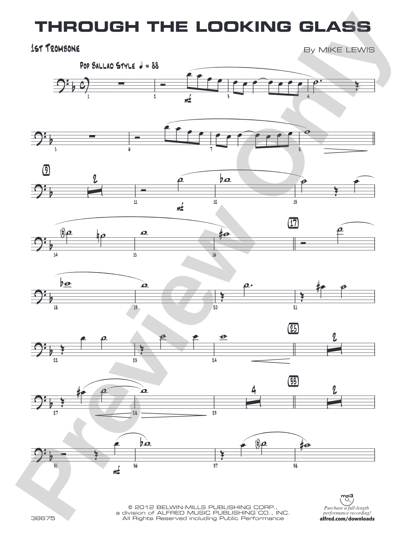 Through the Looking Glass: 1st Trombone