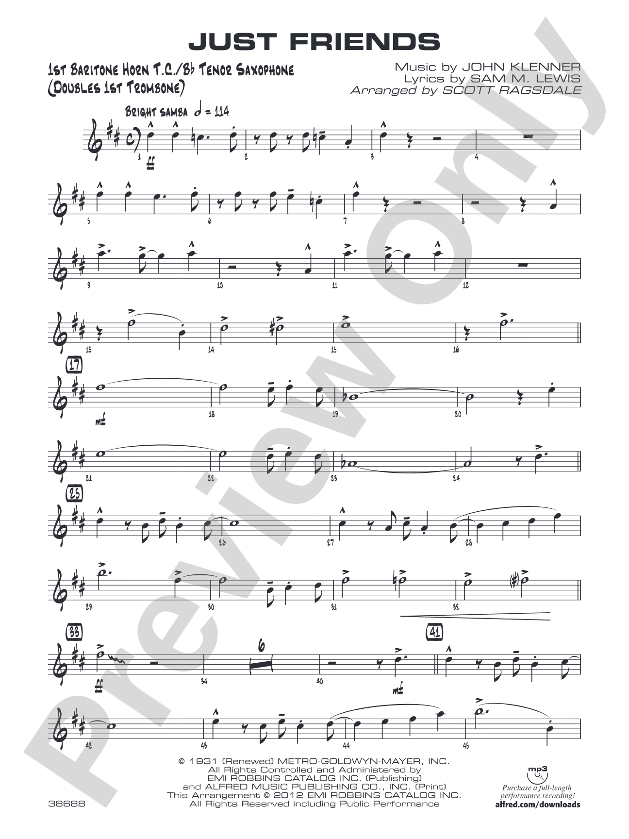 Just Friends: Baritone T.C.