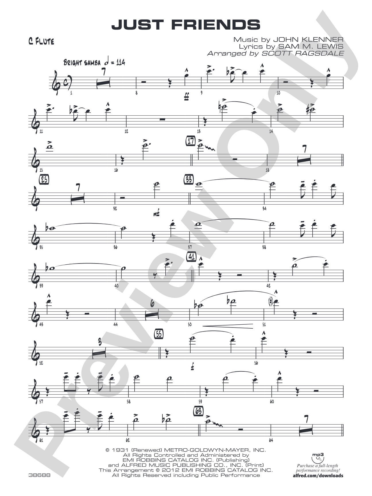 Just Friends: Flute