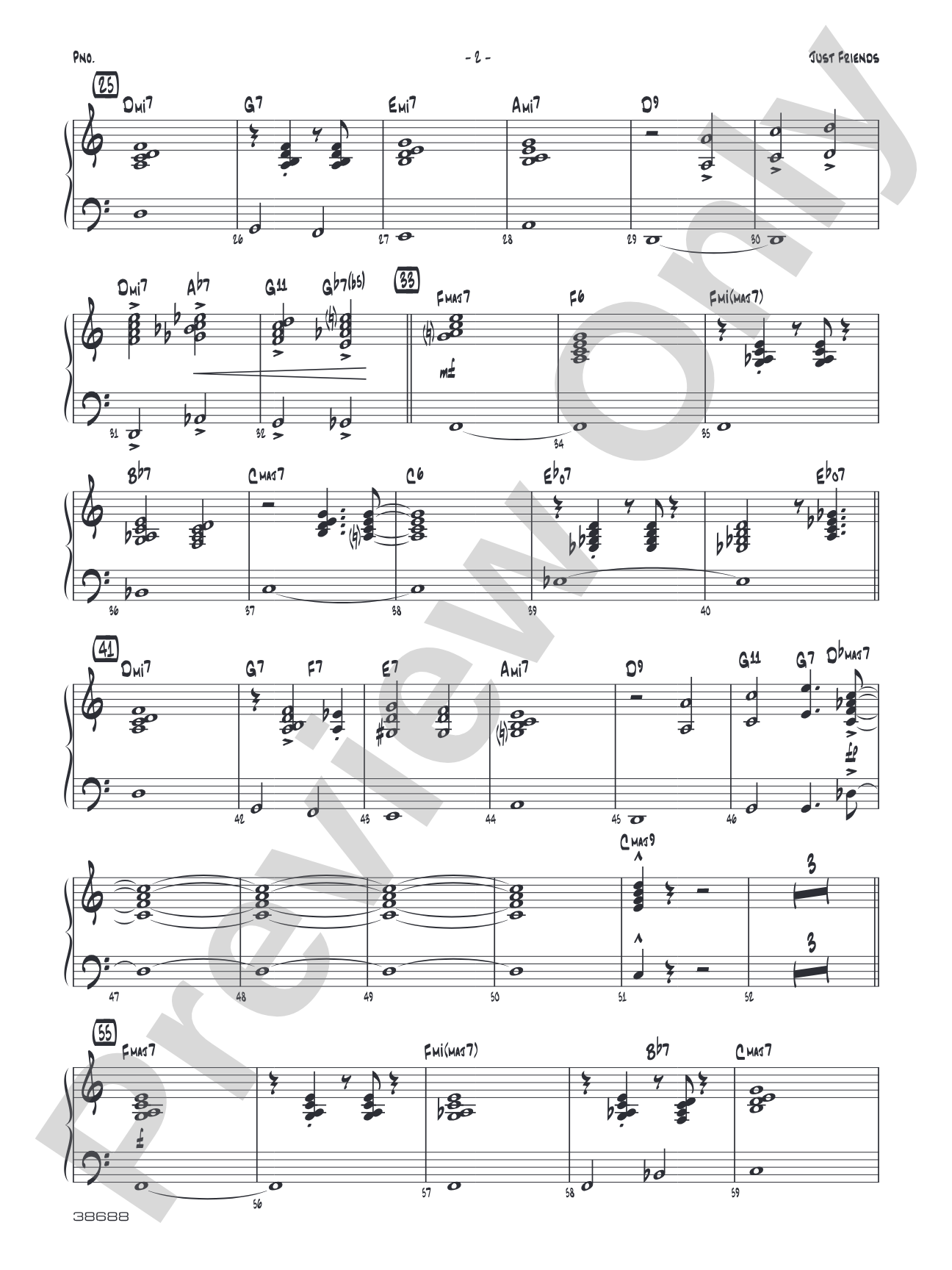 Just Friends: Piano Accompaniment