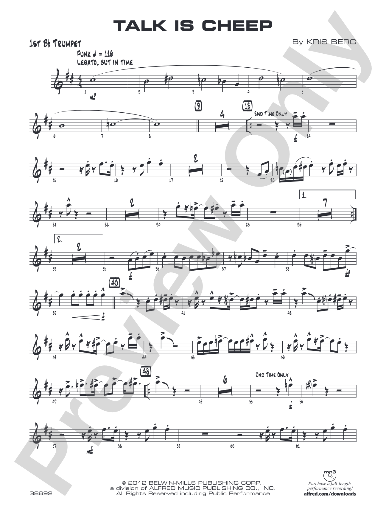 Talk Is Cheep: 1st B-flat Trumpet