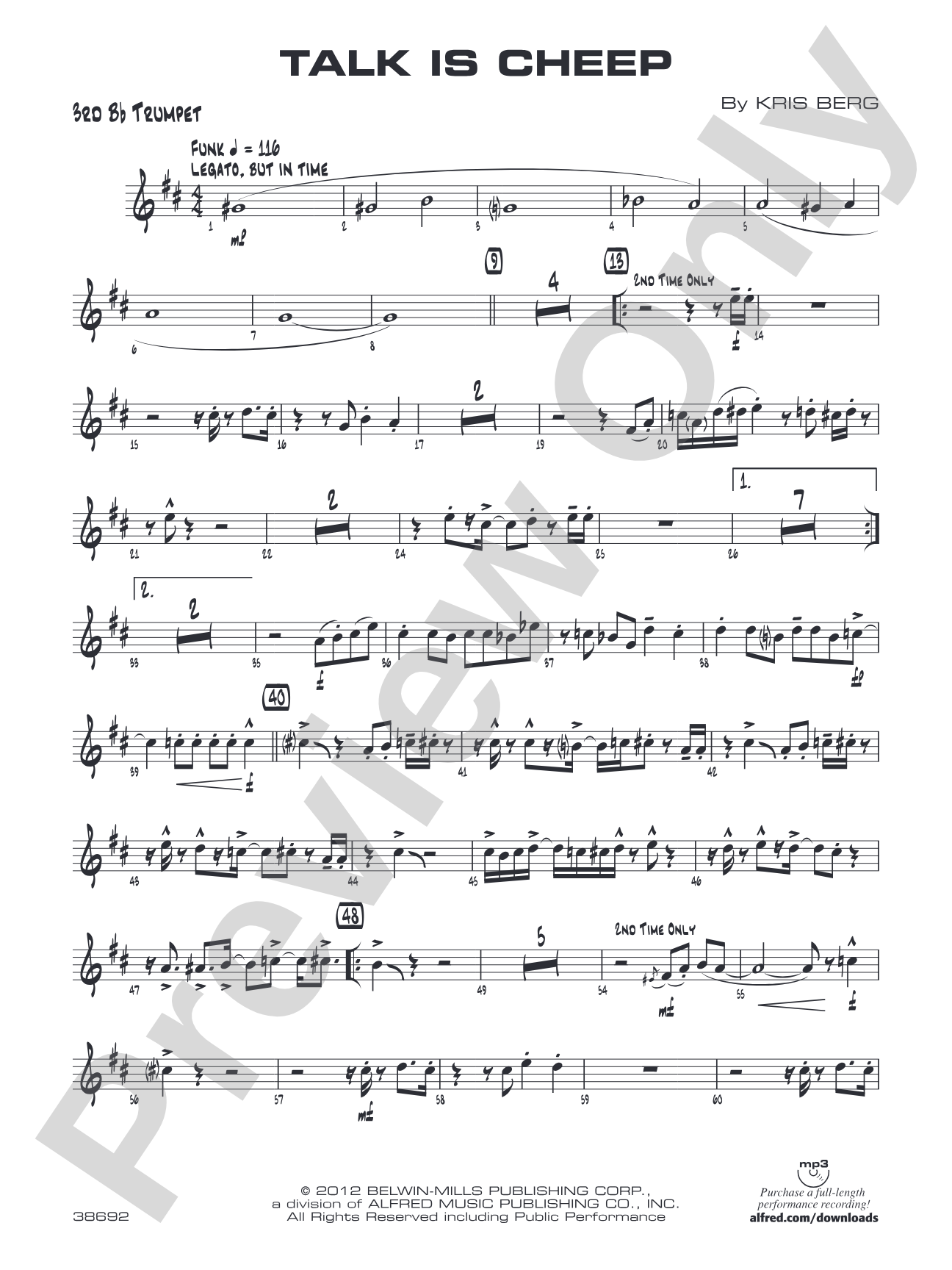 Talk Is Cheep: 3rd B-flat Trumpet