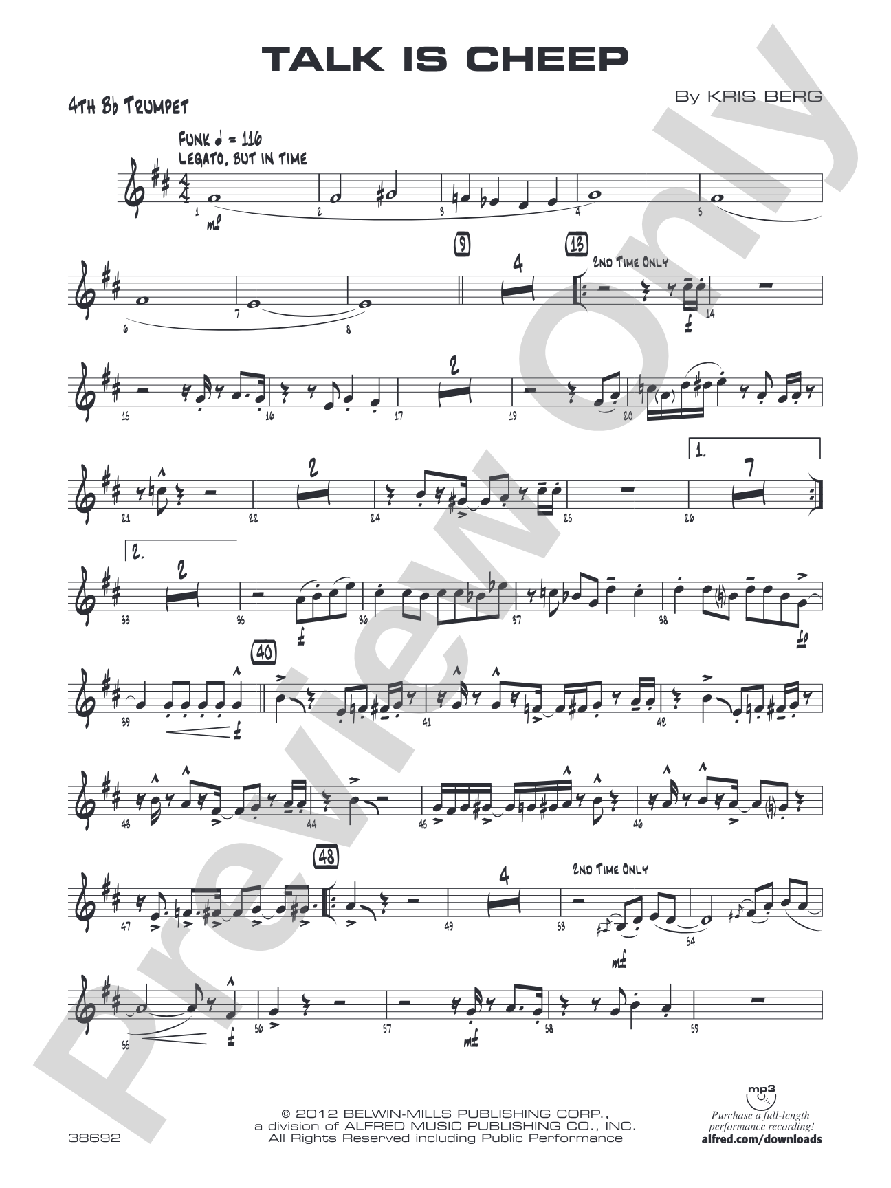 Talk Is Cheep: 4th B-flat Trumpet