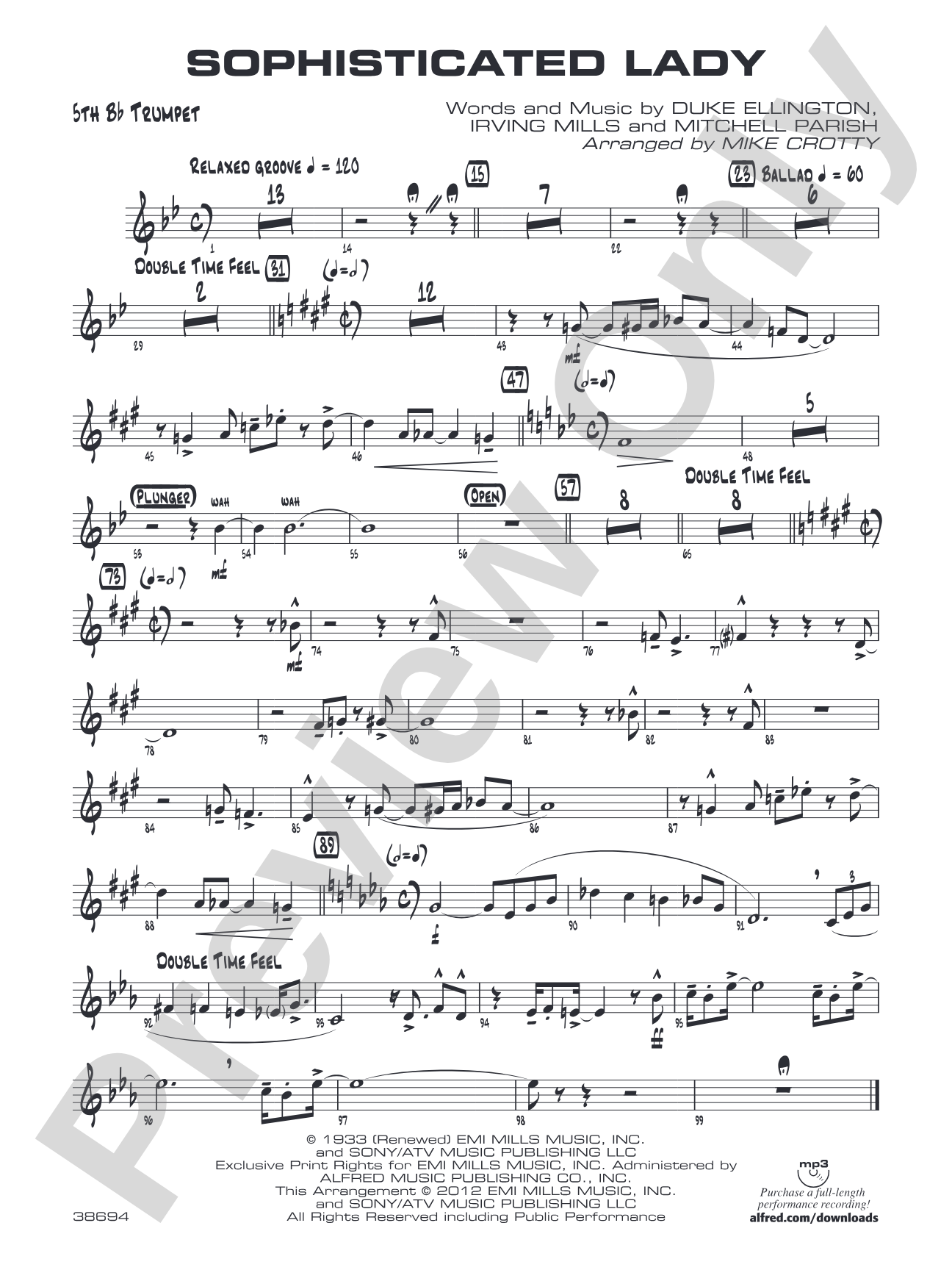 Sophisticated Lady: 5th Trumpet