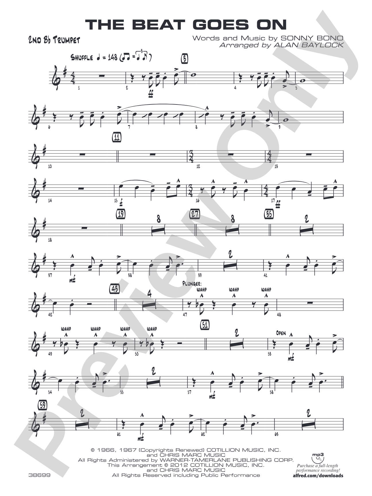 The Beat Goes On: 2nd B-flat Trumpet