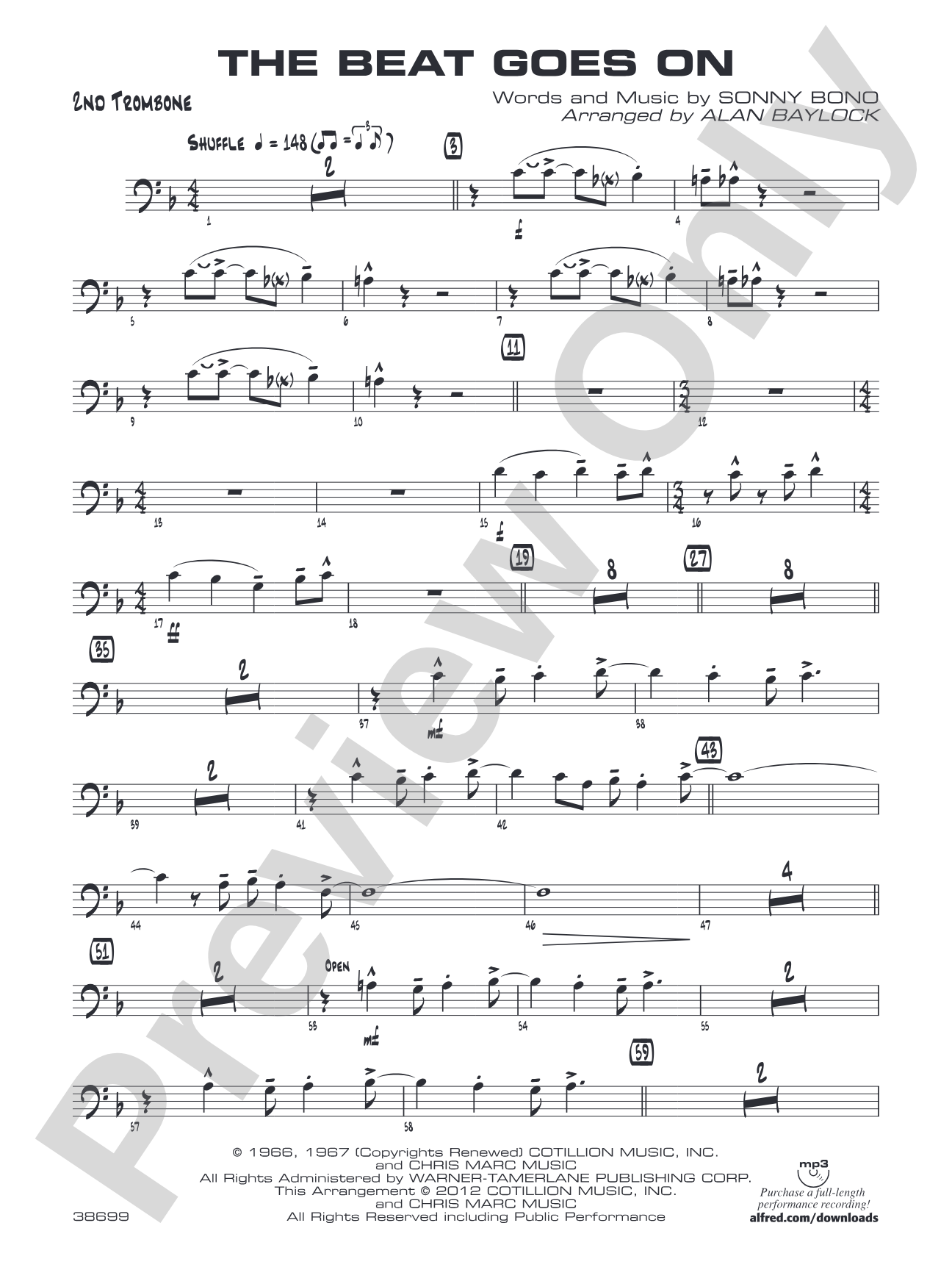 The Beat Goes On: 2nd Trombone