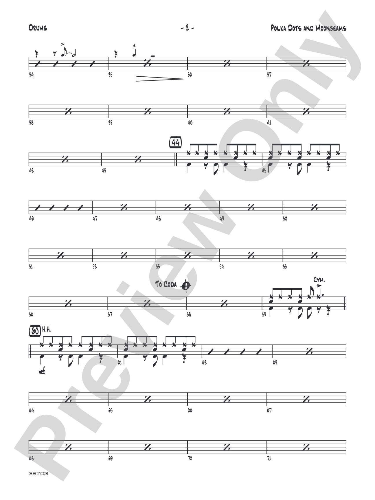 Polkadots and Moonbeams: Drums