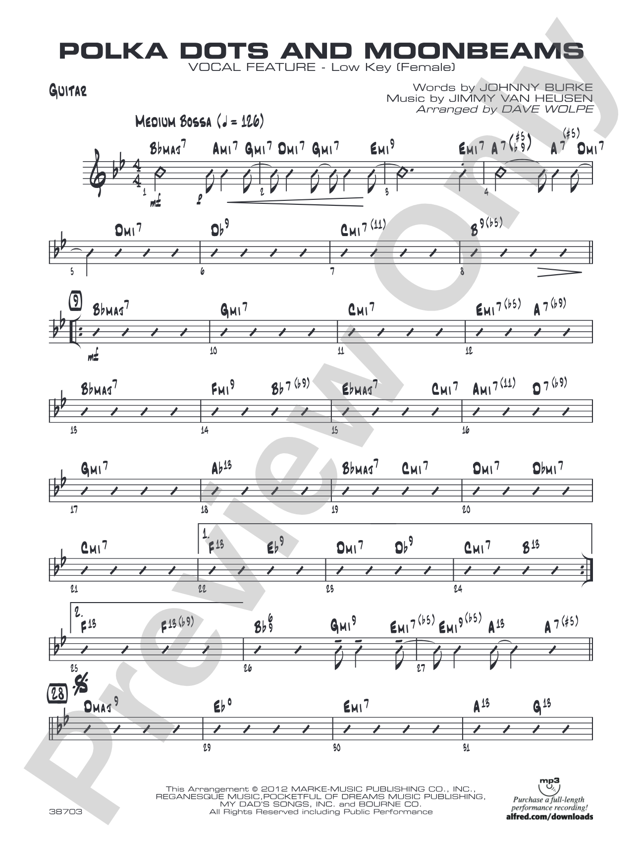 Polkadots and Moonbeams: Guitar