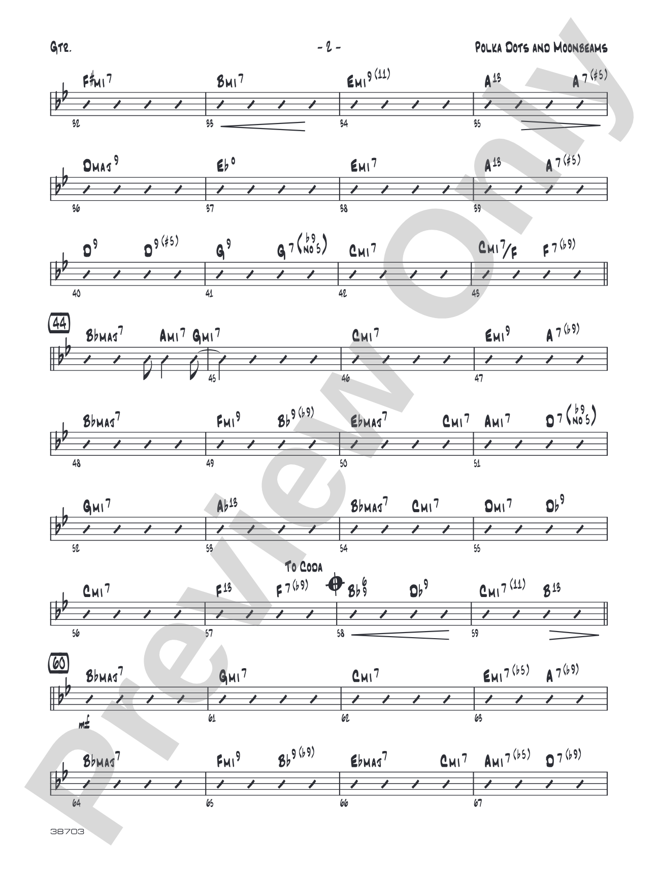 Polkadots and Moonbeams: Guitar