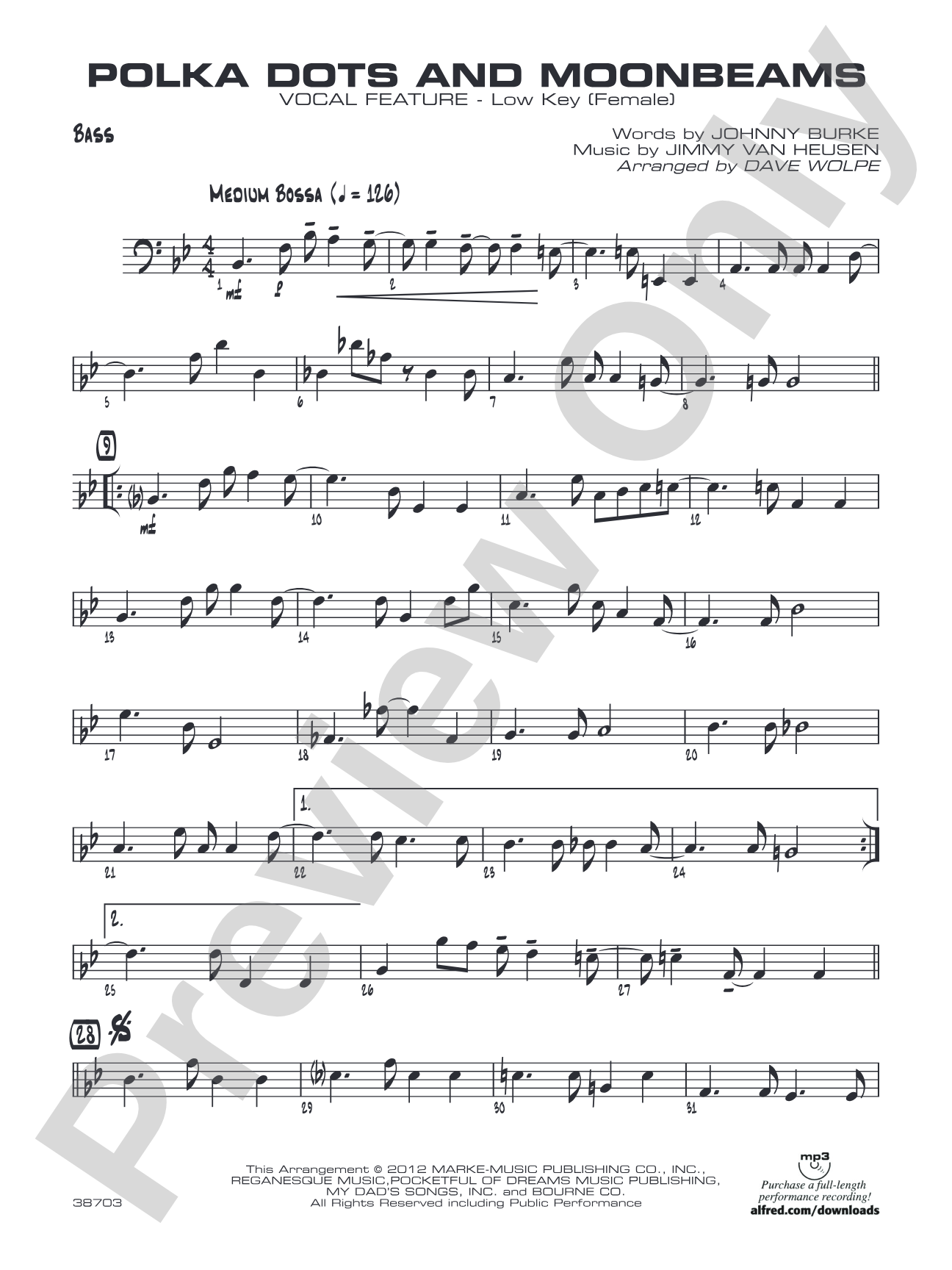 Polkadots and Moonbeams: String Bass