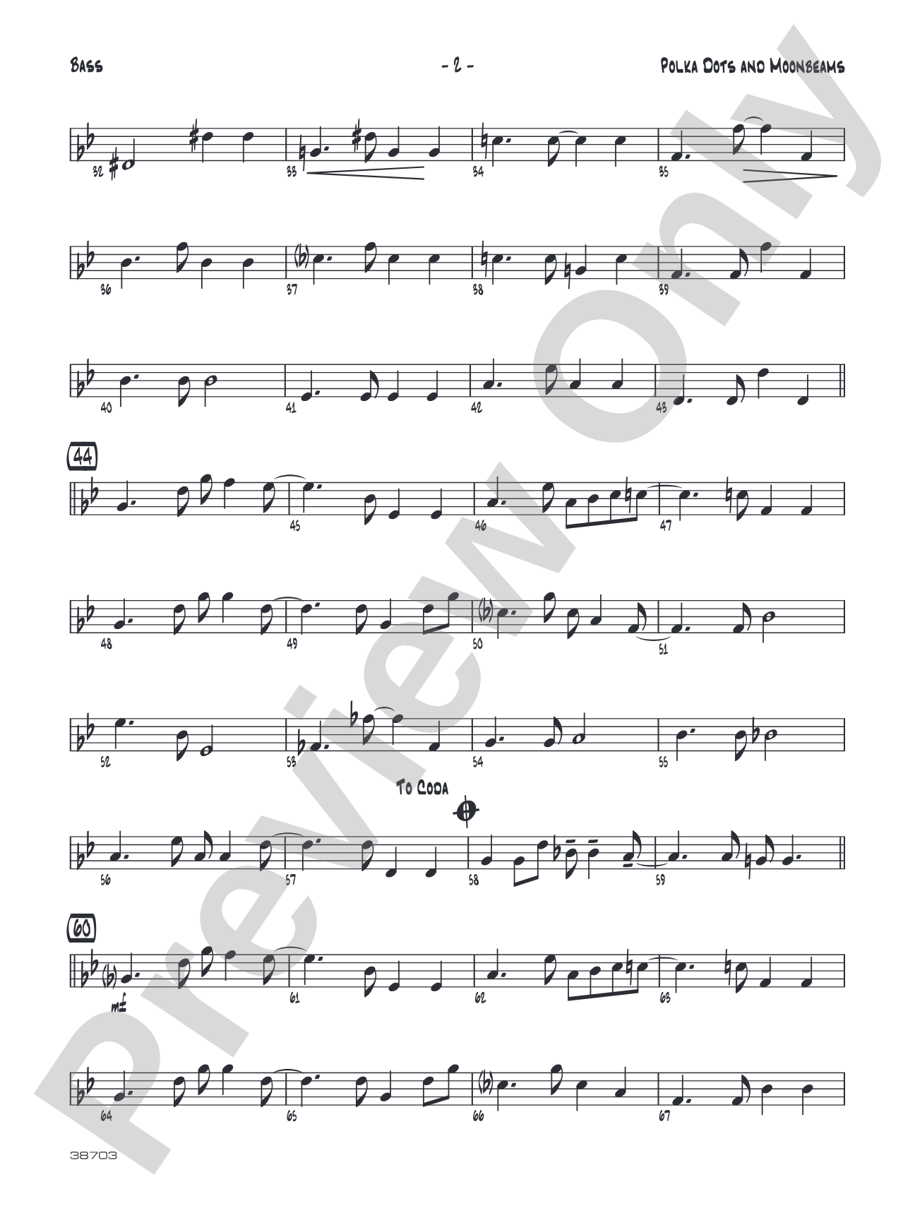 Polkadots and Moonbeams: String Bass