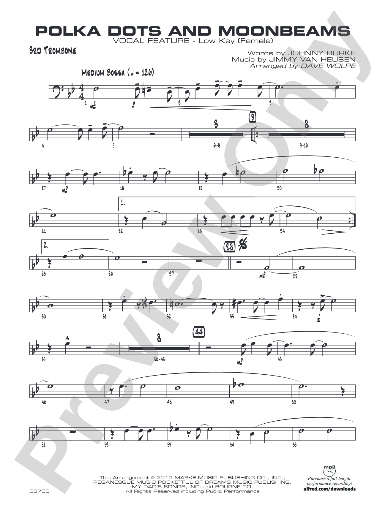 Polkadots and Moonbeams: 3rd Trombone