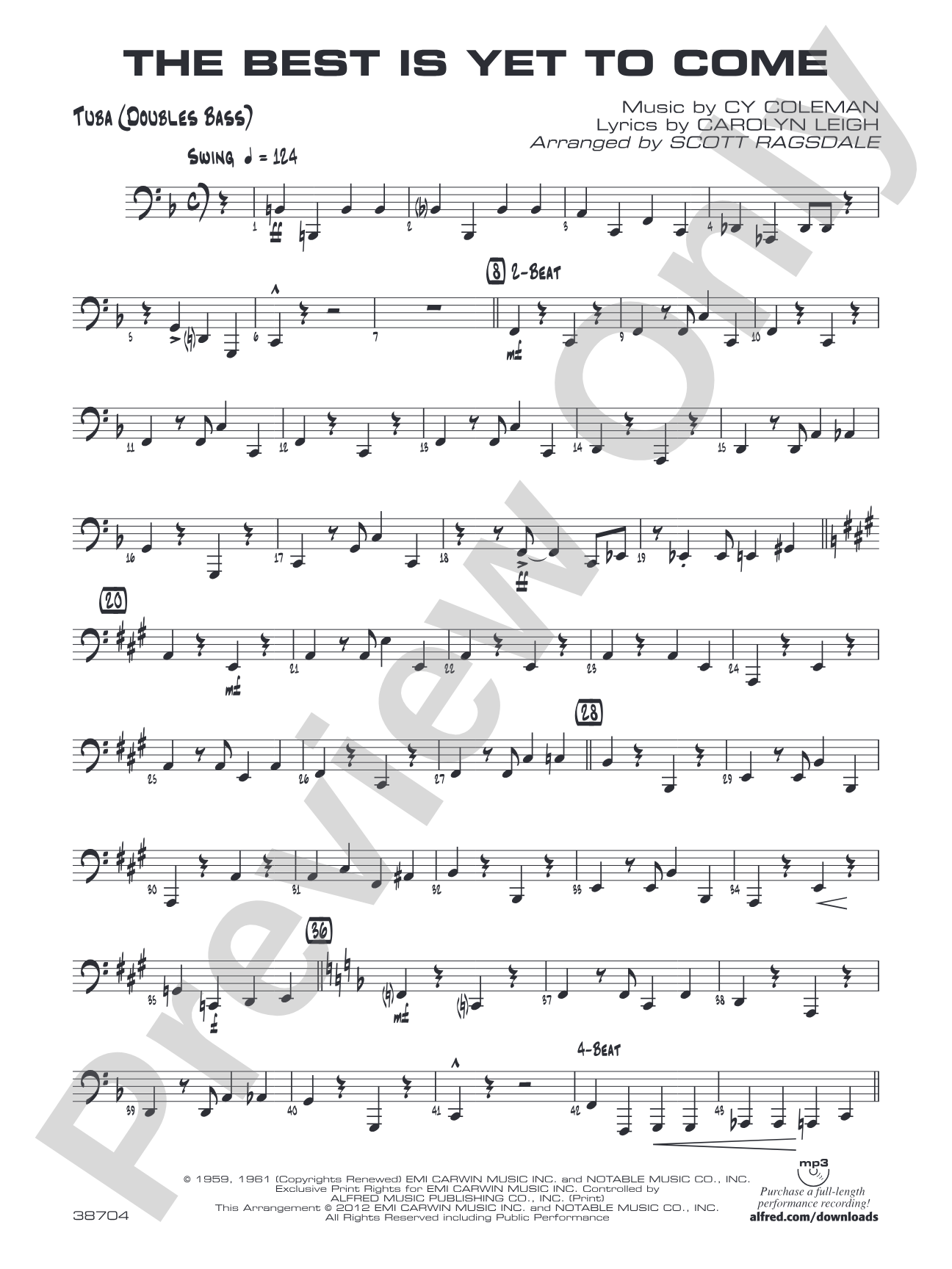 The Best Is Yet to Come: Tuba