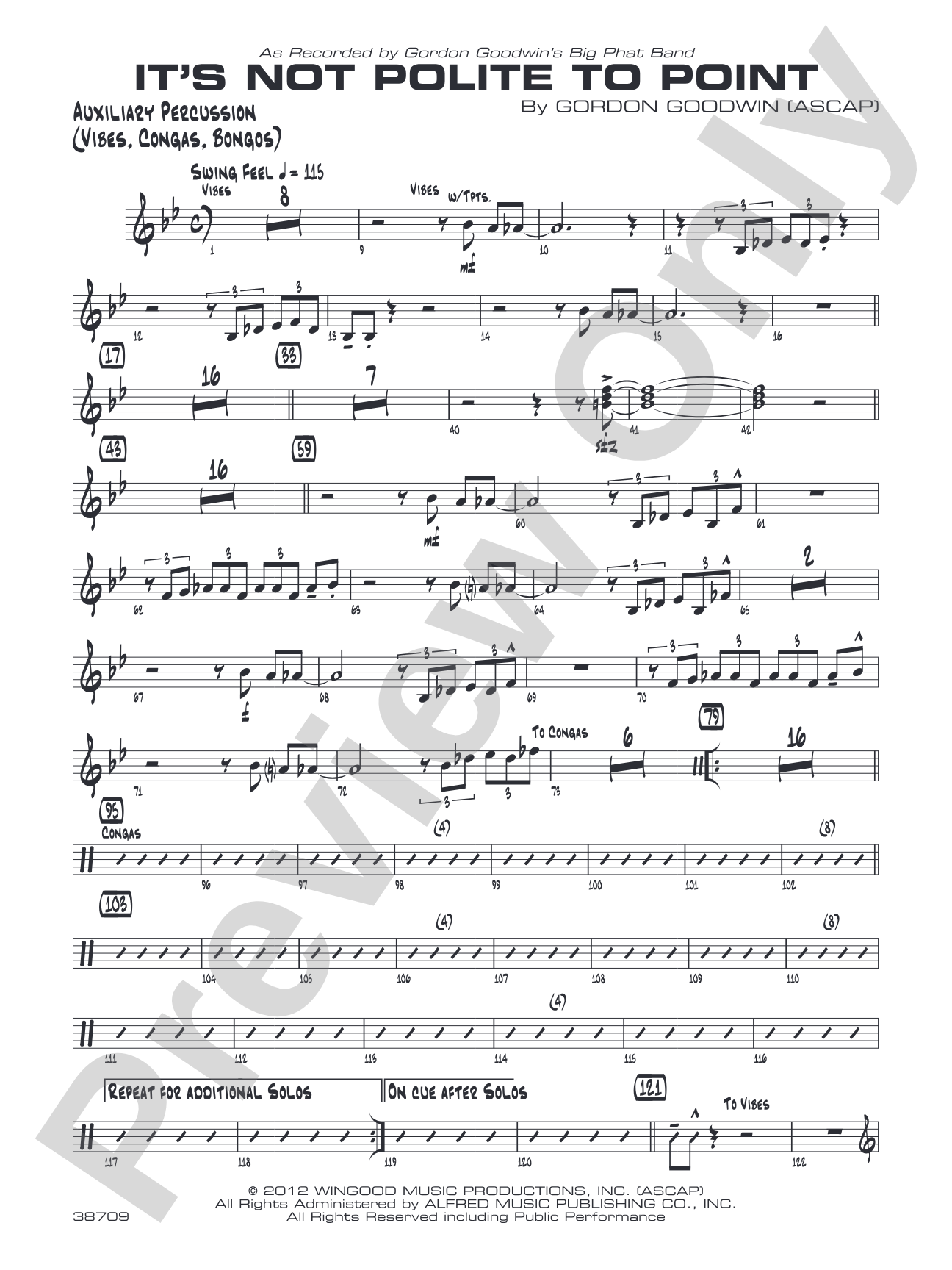 It's Not Polite to Point: Auxiliary Percussion