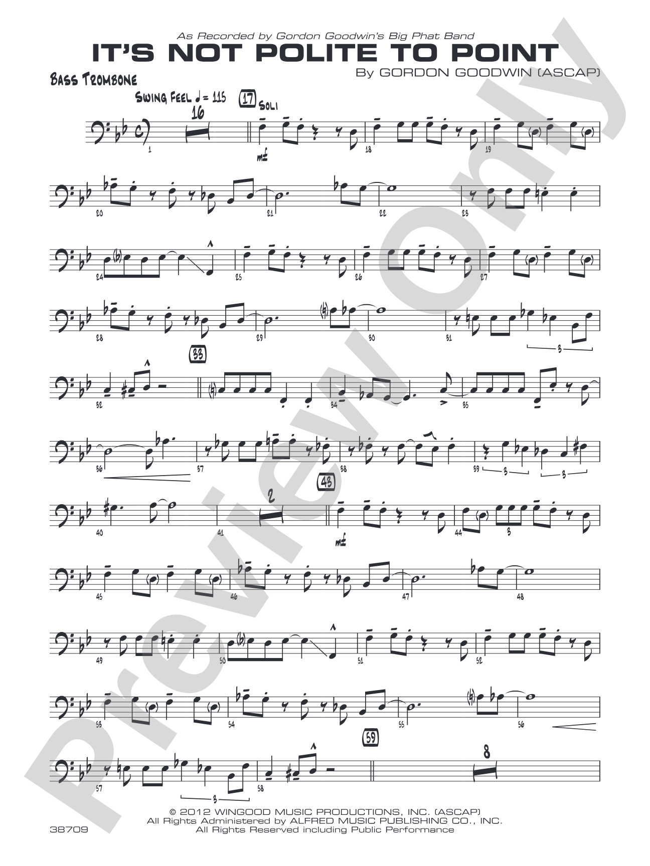 It's Not Polite to Point: Bass Trombone