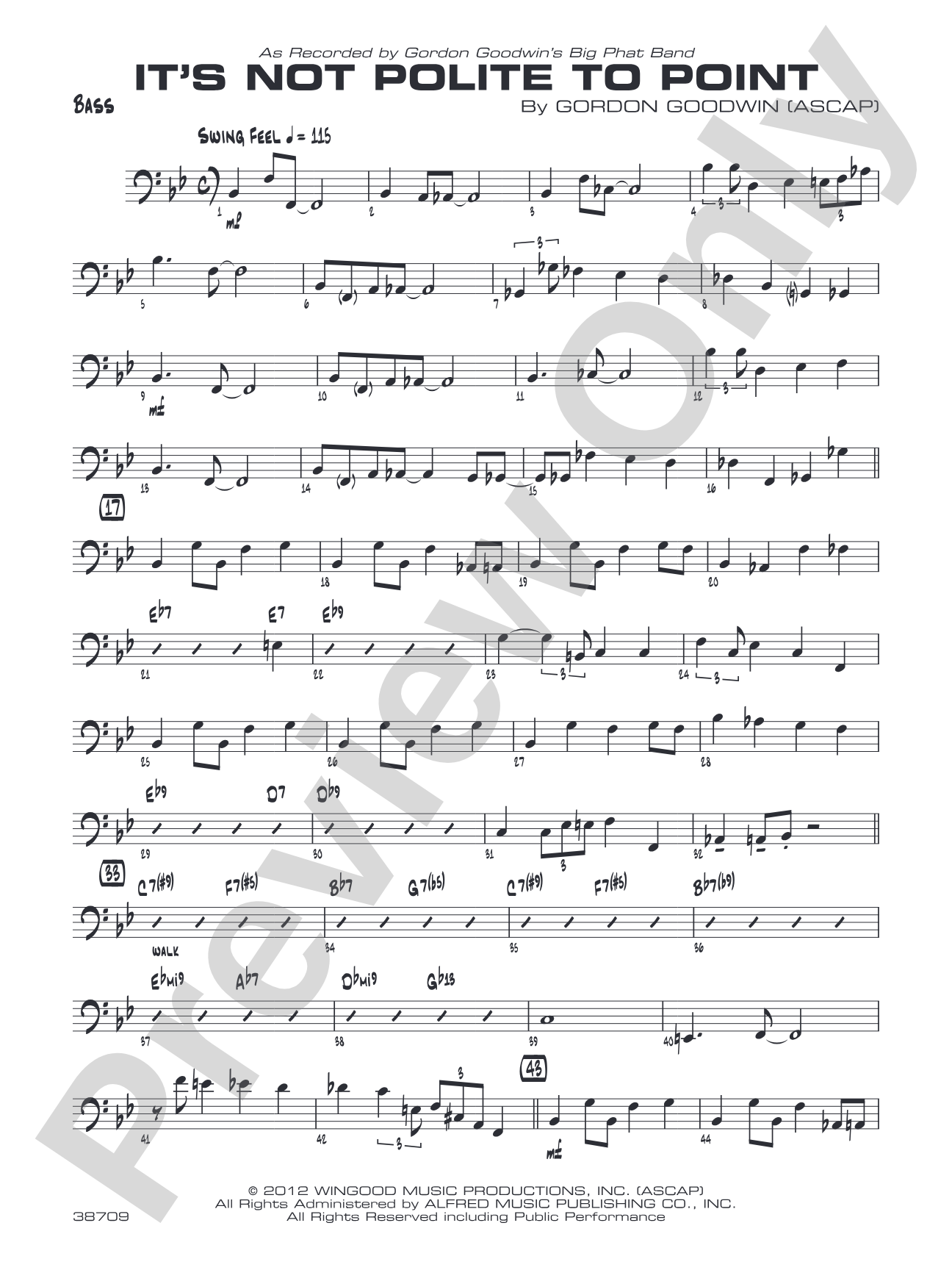 It's Not Polite to Point: String Bass