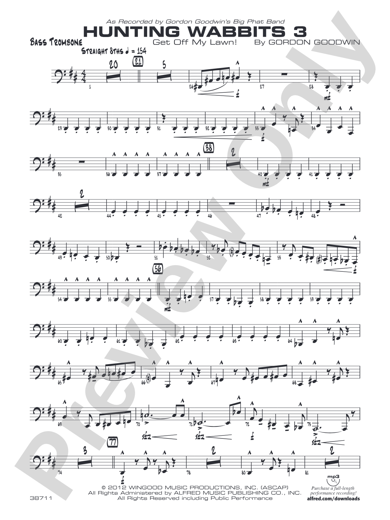 Hunting Wabbits 3 (Get Off My Lawn): Bass Trombone