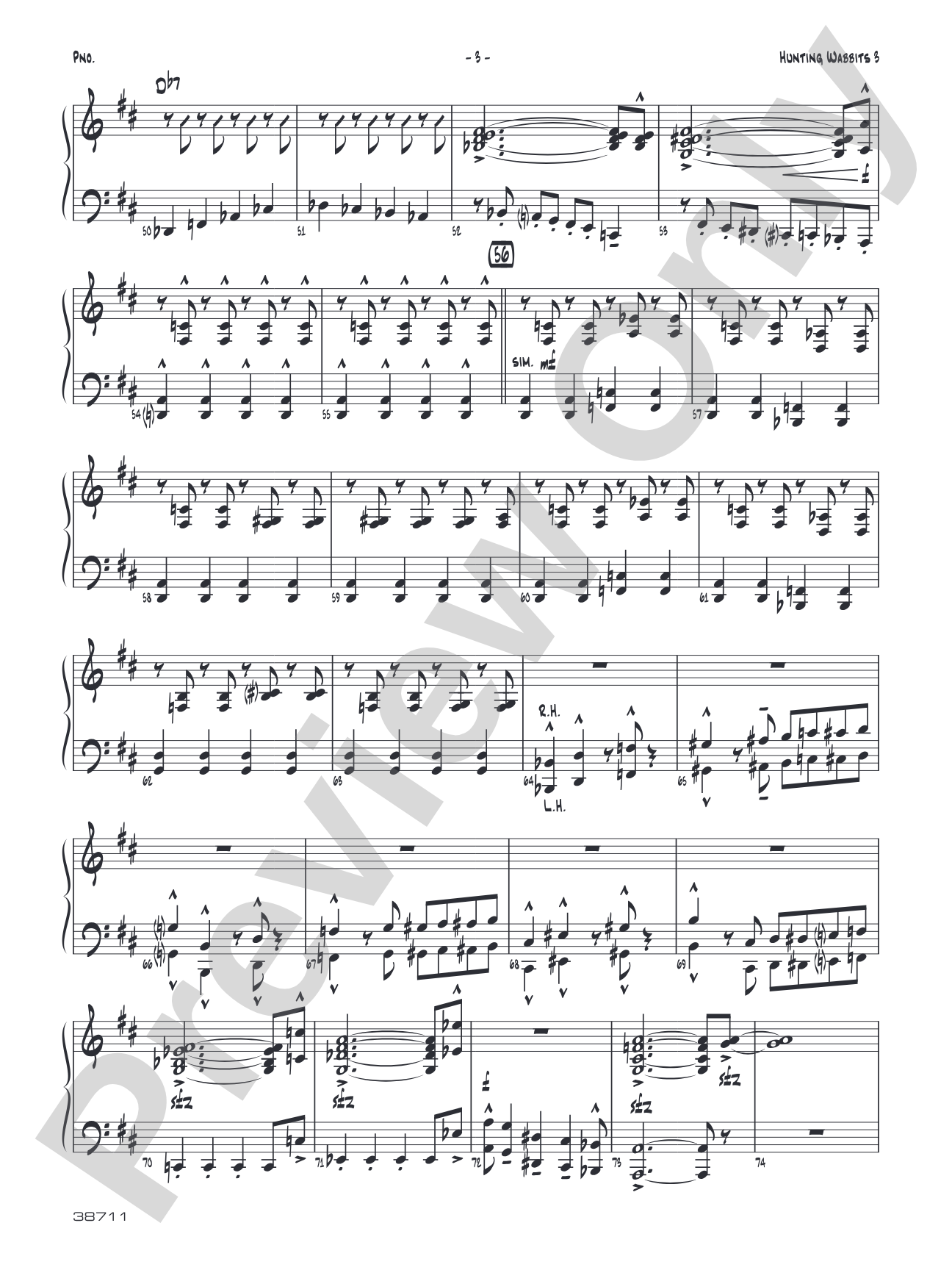 Hunting Wabbits 3 (Get Off My Lawn): Piano Accompaniment
