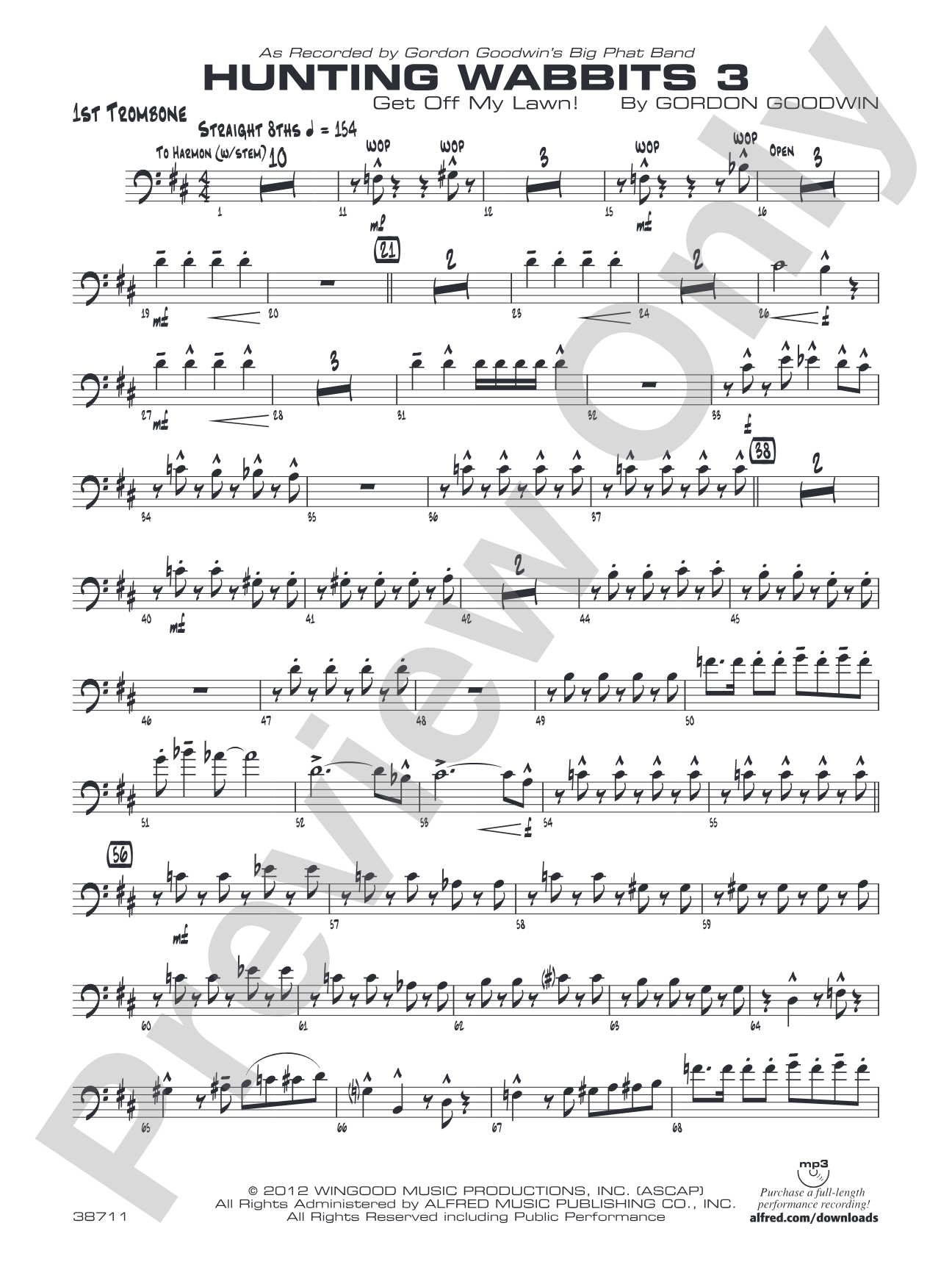 Hunting Wabbits 3 (Get Off My Lawn): 1st Trombone