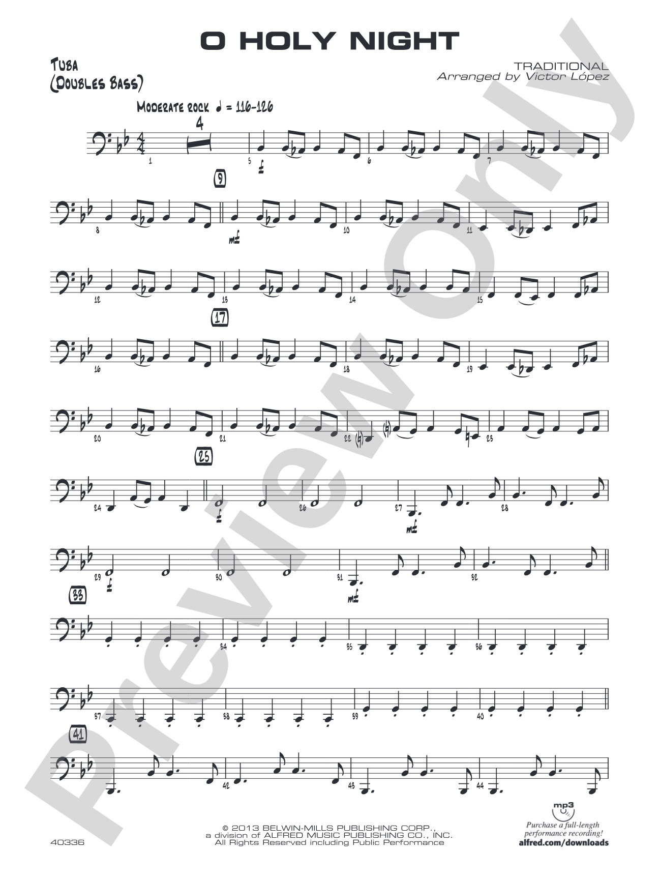 O Holy Night: Tuba