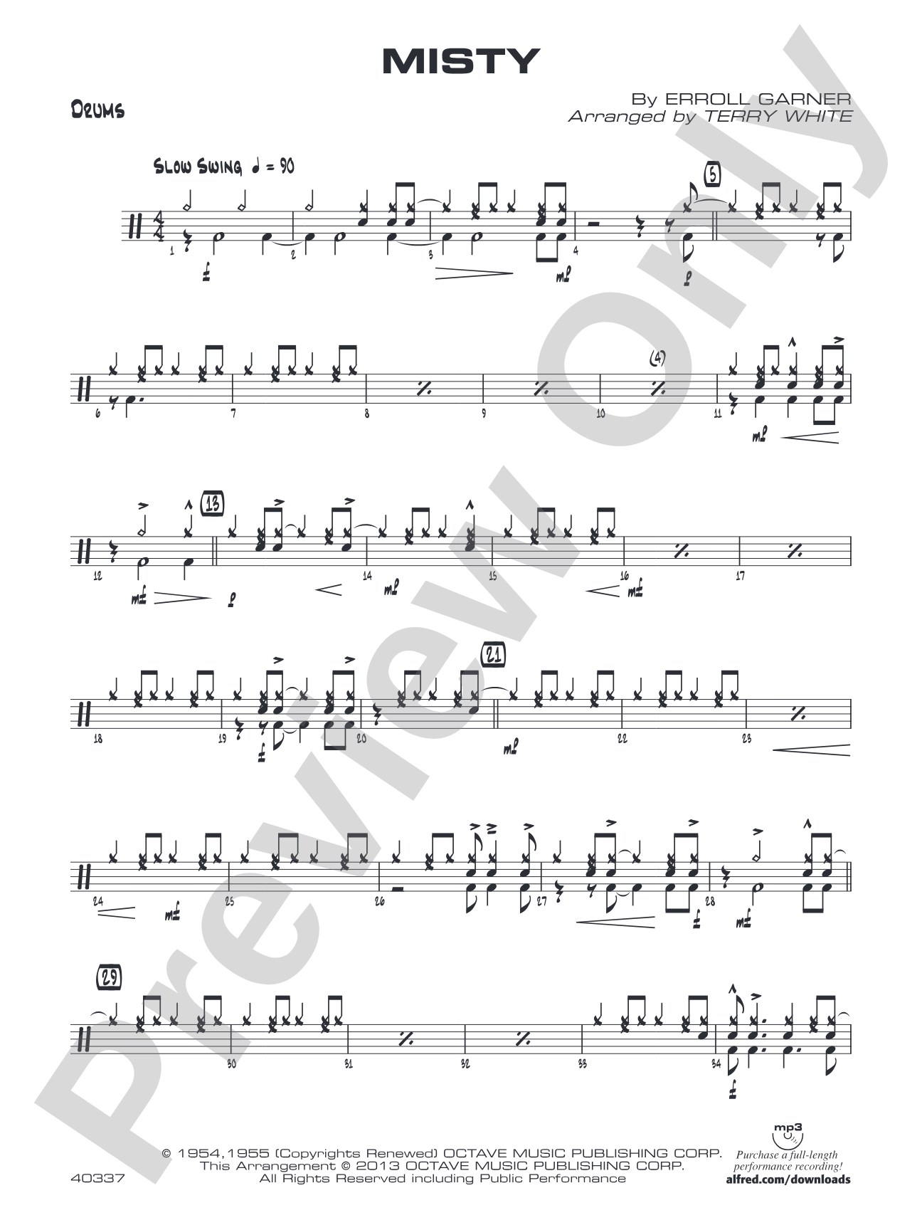 Misty: Drums