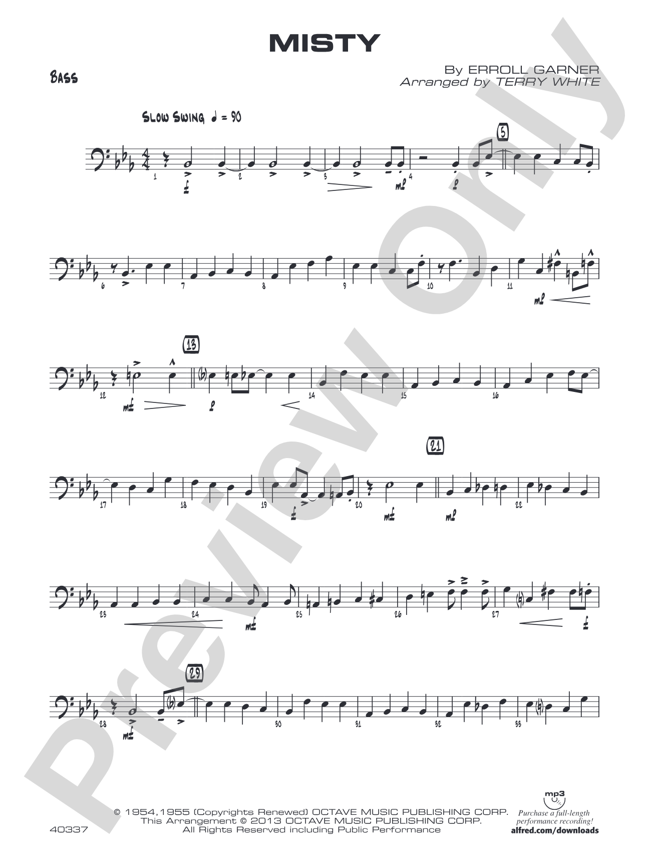 Misty: String Bass