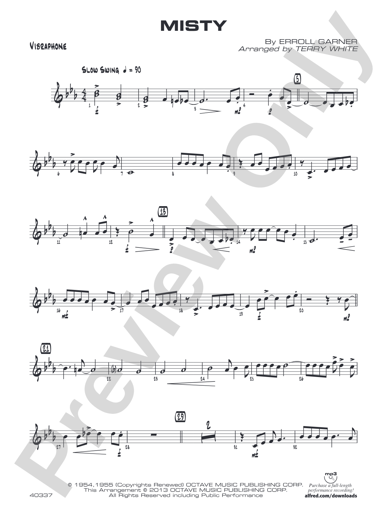 Misty: Vibraphone