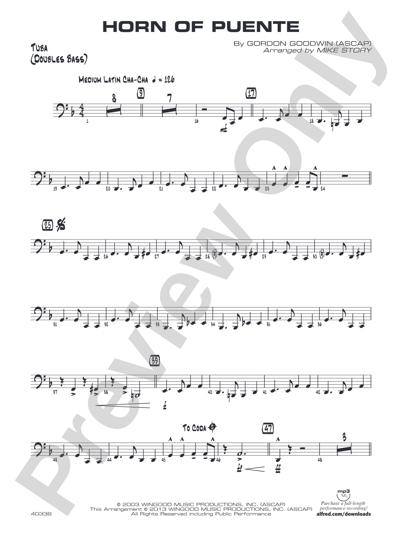 Horn of Puente: Tuba