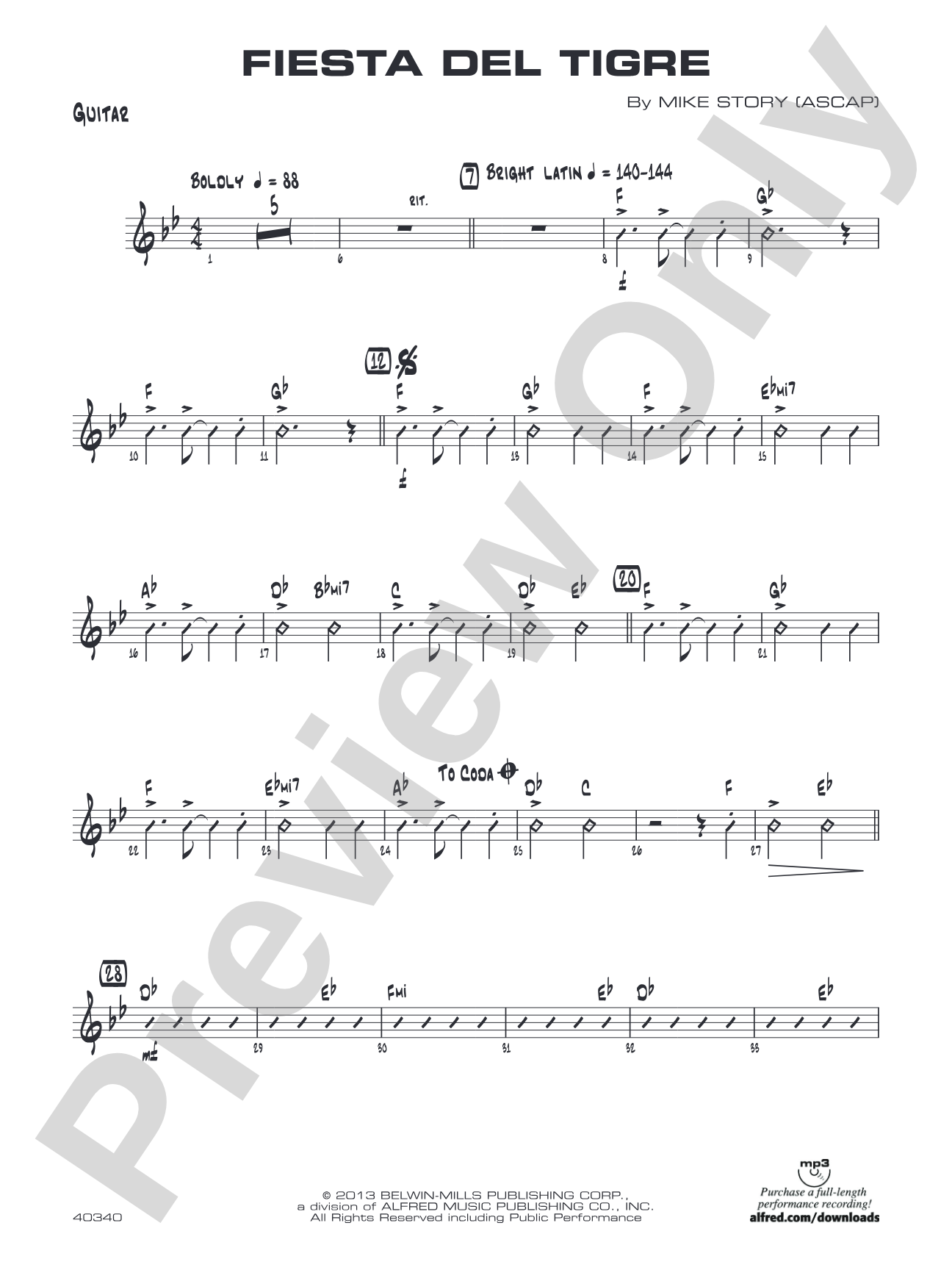 Fiesta del Tigre: Guitar
