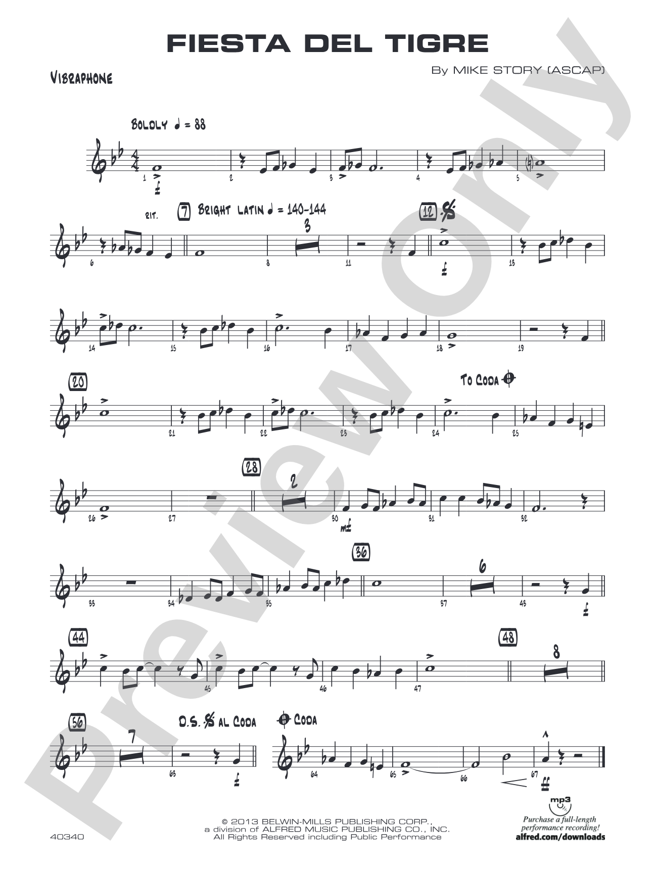 Fiesta del Tigre: Vibraphone