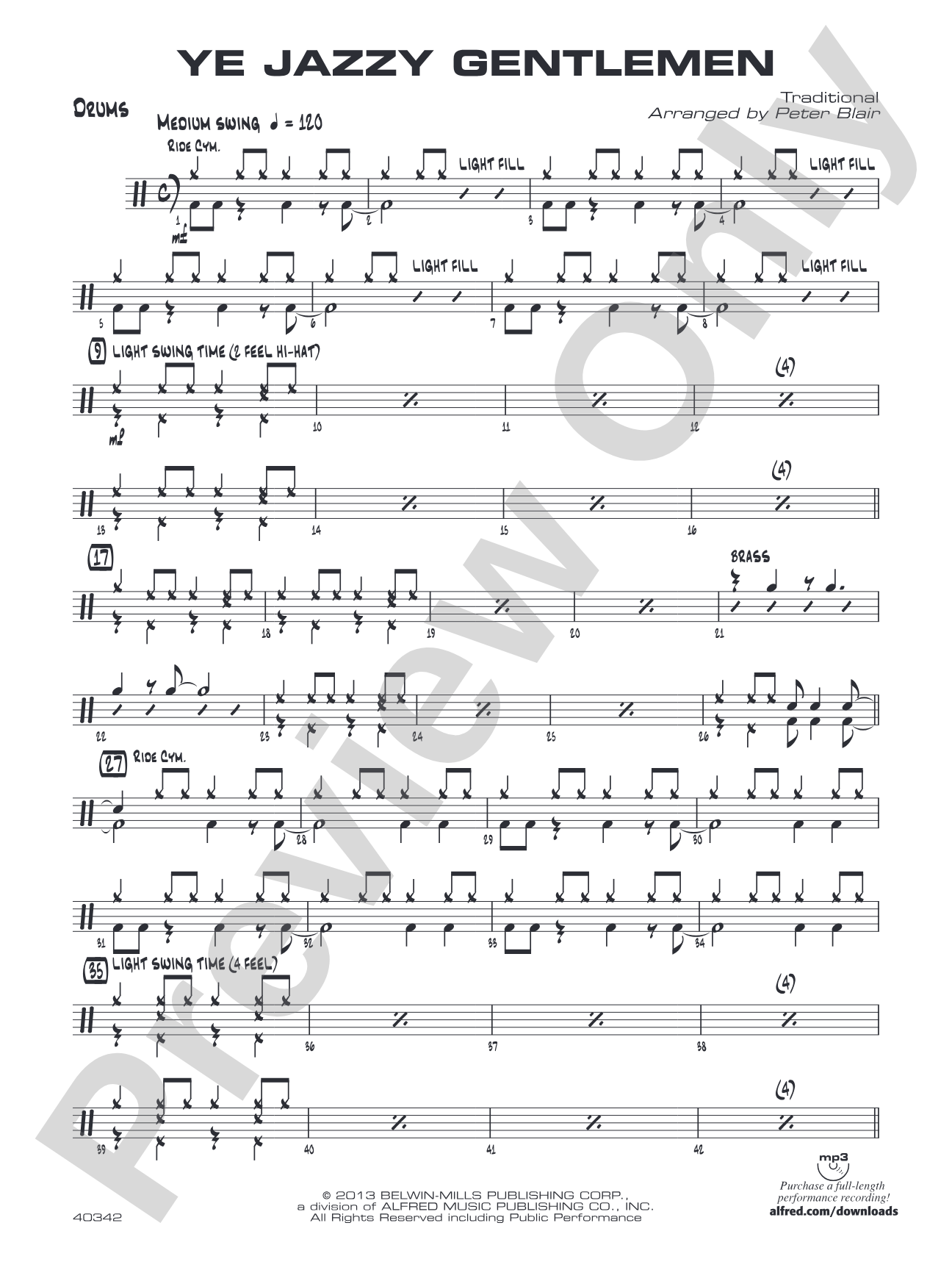 Ye Jazzy Gentlemen: Drums