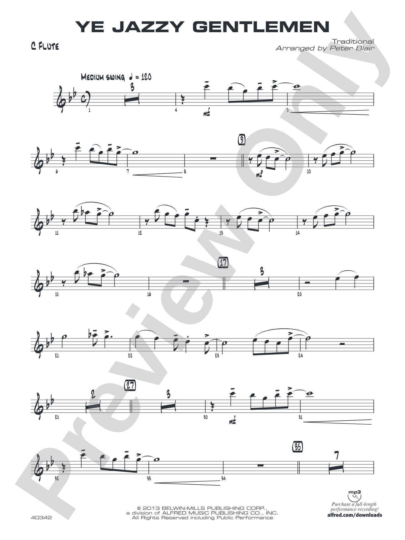 Ye Jazzy Gentlemen: Flute