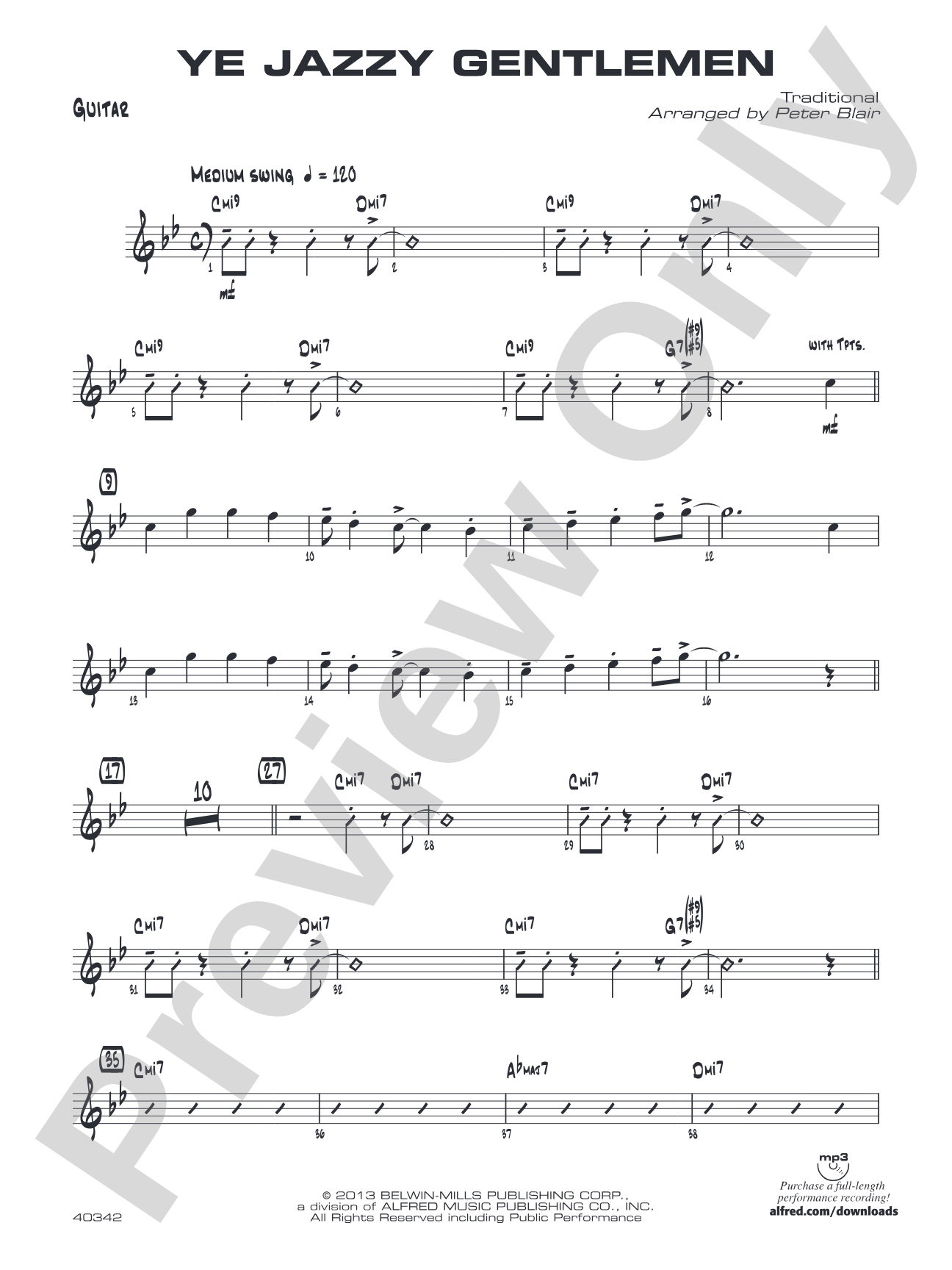Ye Jazzy Gentlemen: Guitar