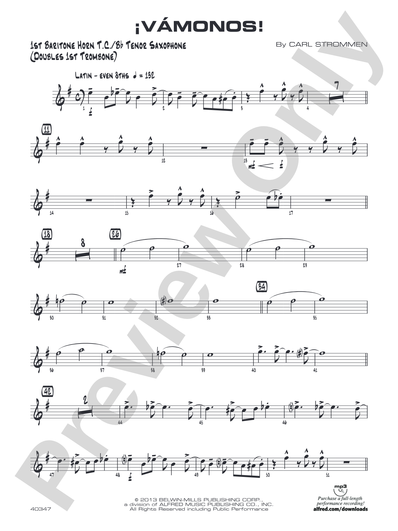¡Vámonos!: Baritone T.C.