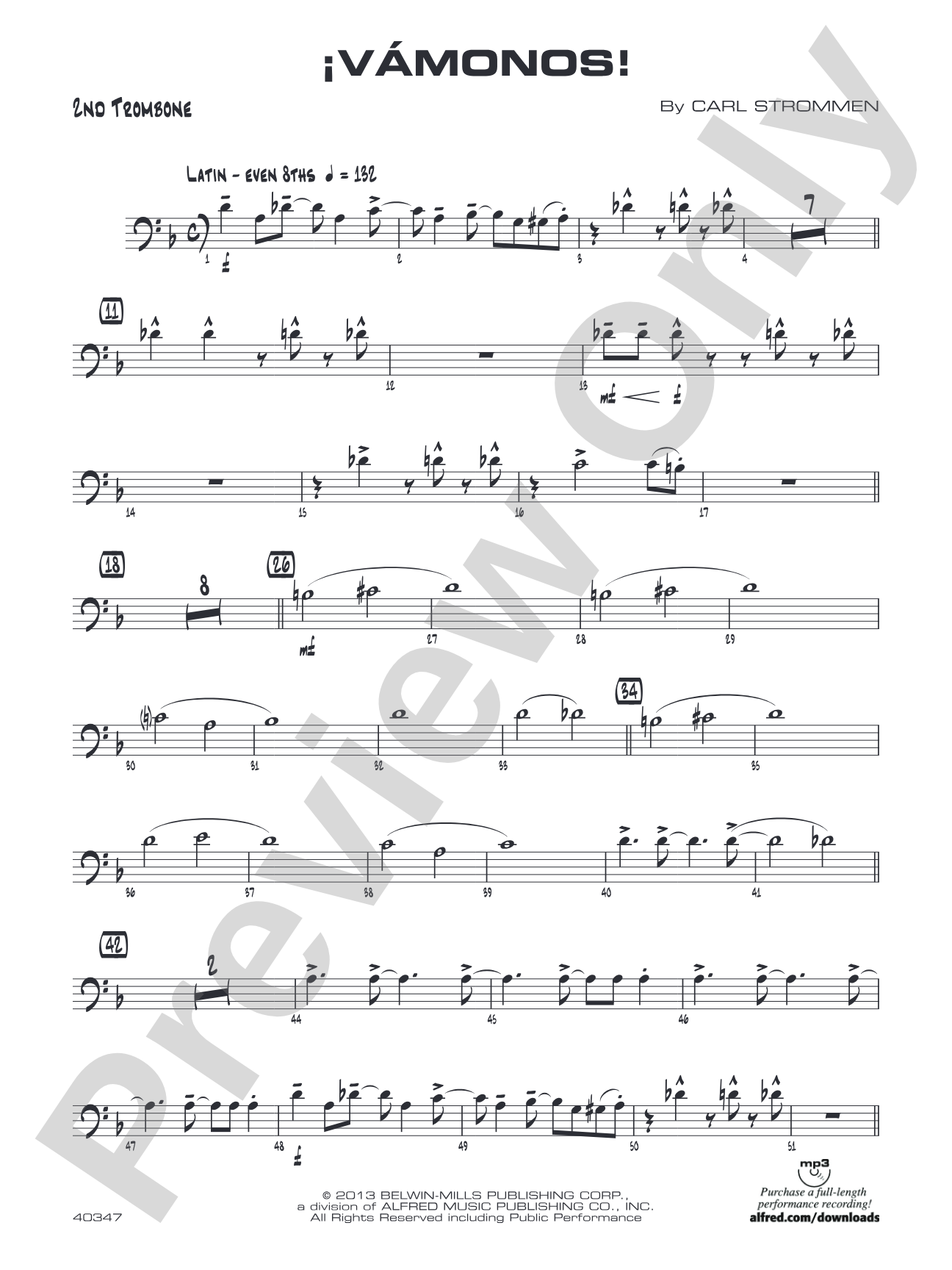¡Vámonos!: 2nd Trombone