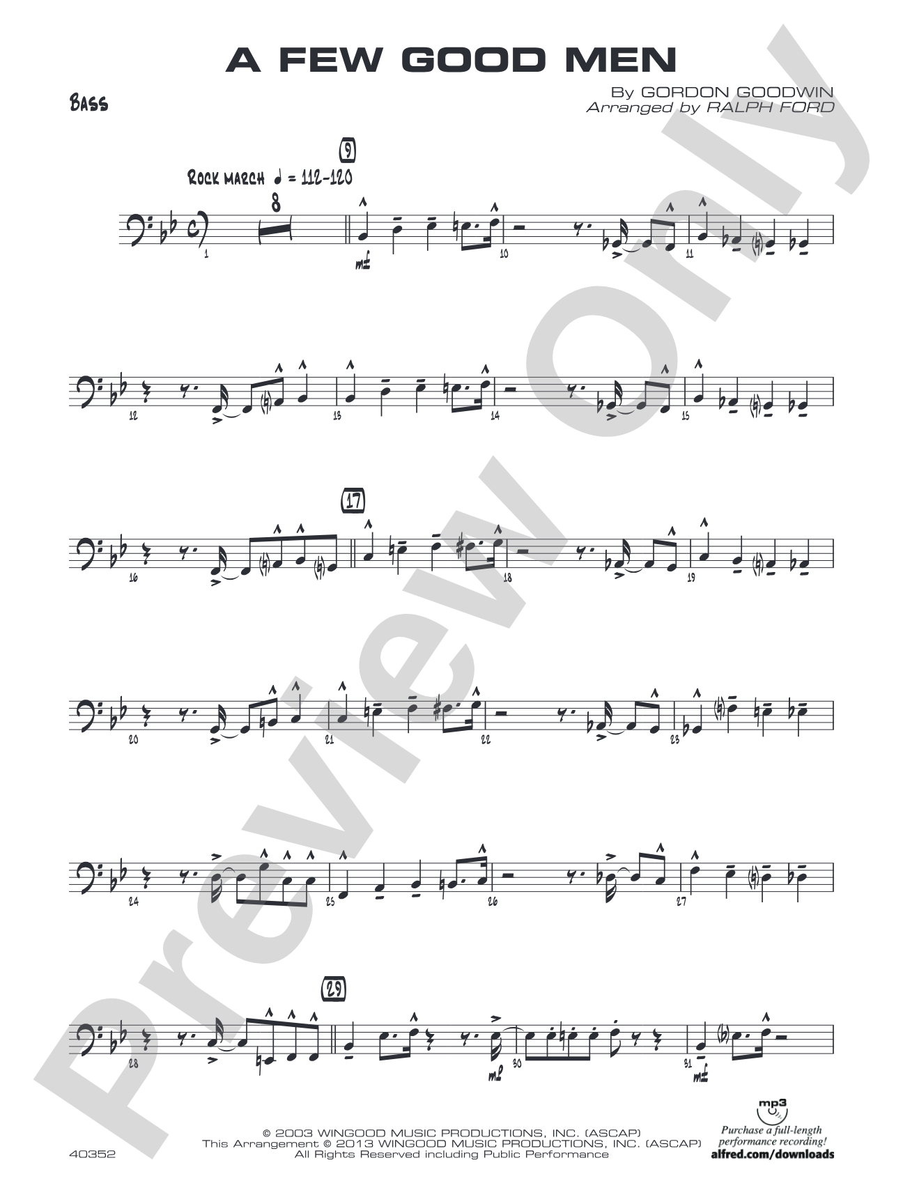 A Few Good Men: String Bass