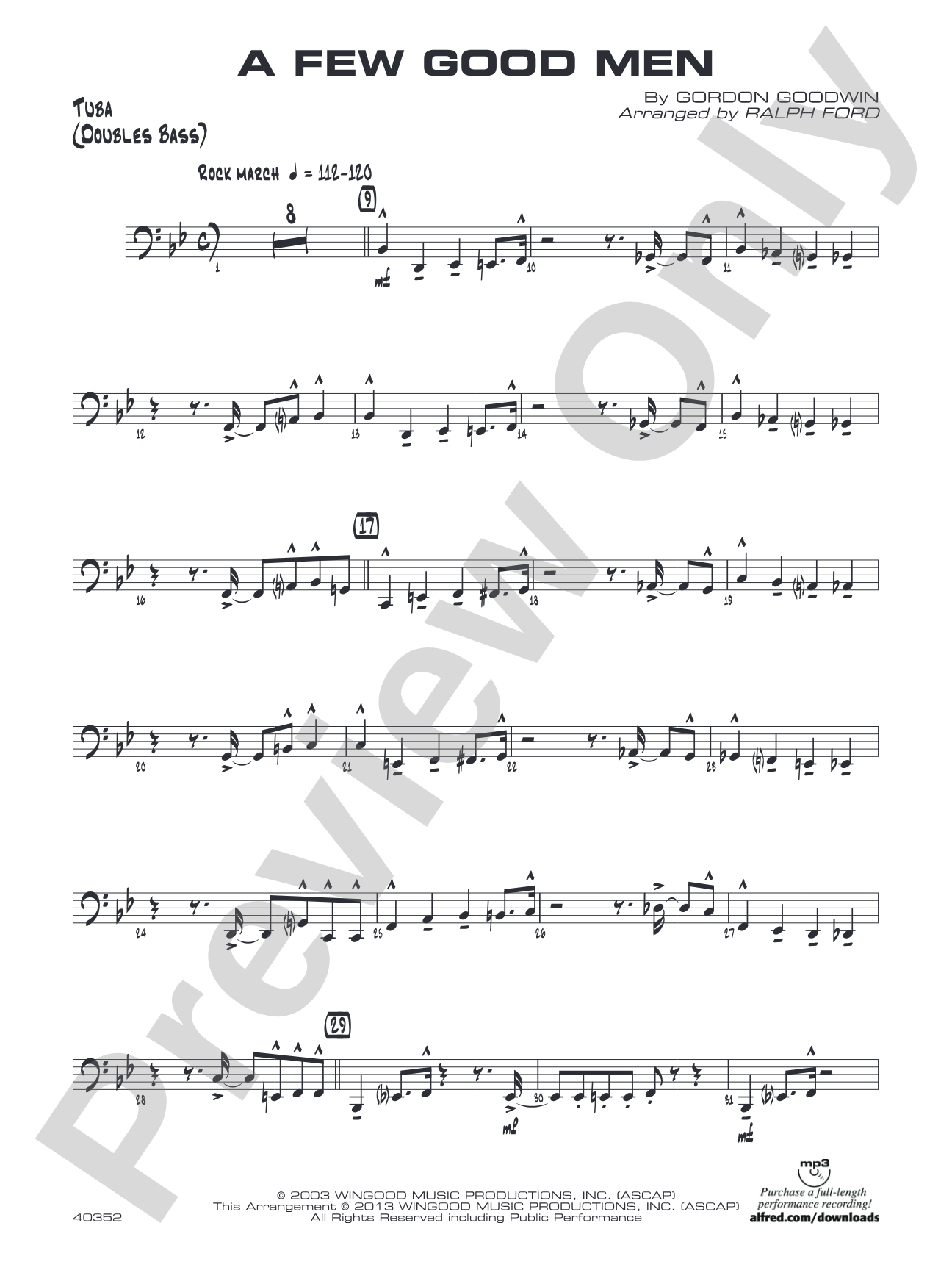 A Few Good Men: Tuba