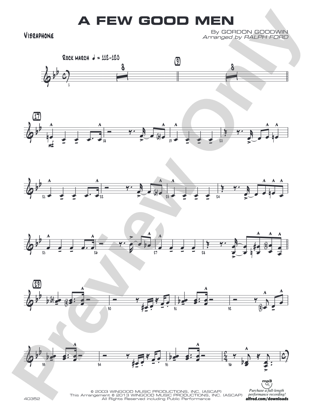 A Few Good Men: Vibraphone