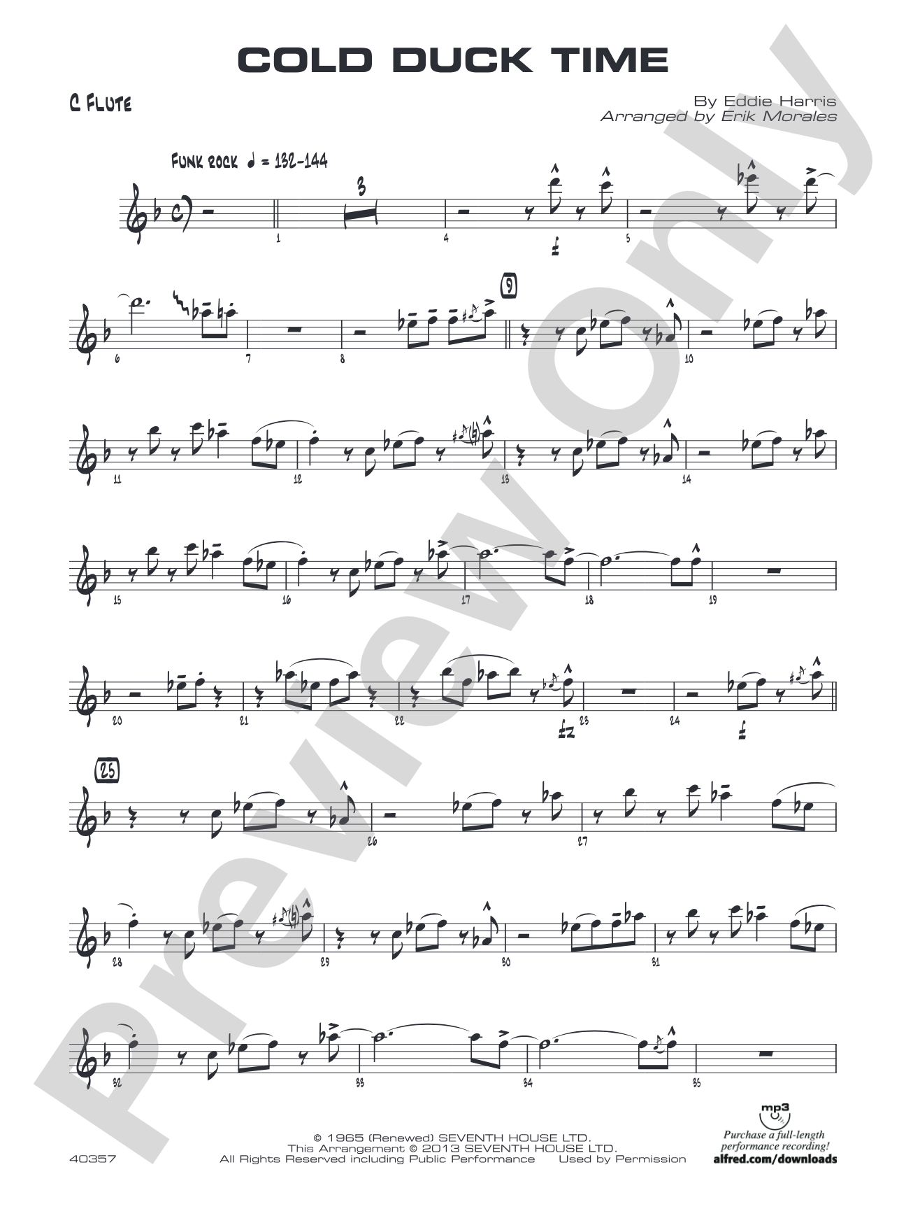 Cold Duck Time: Flute