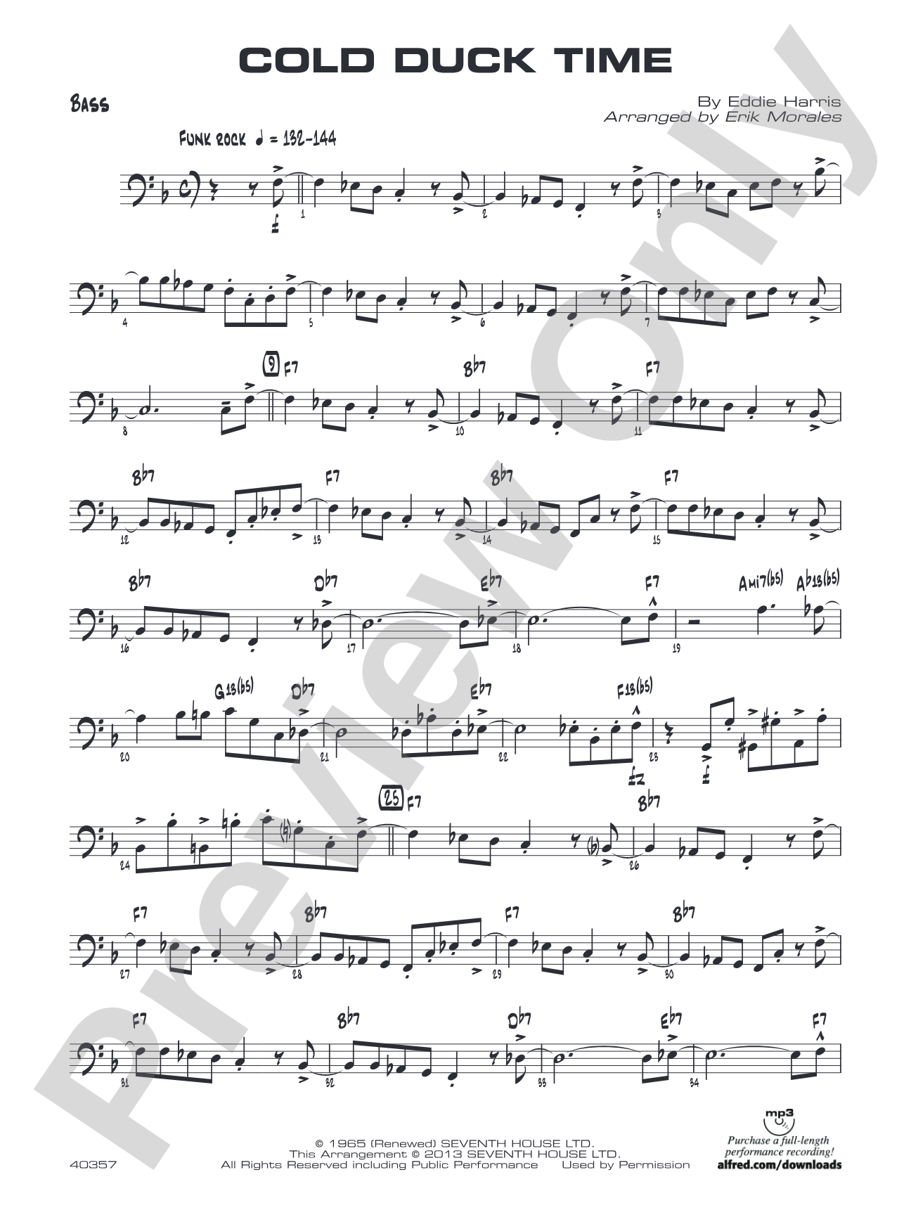 Cold Duck Time: String Bass