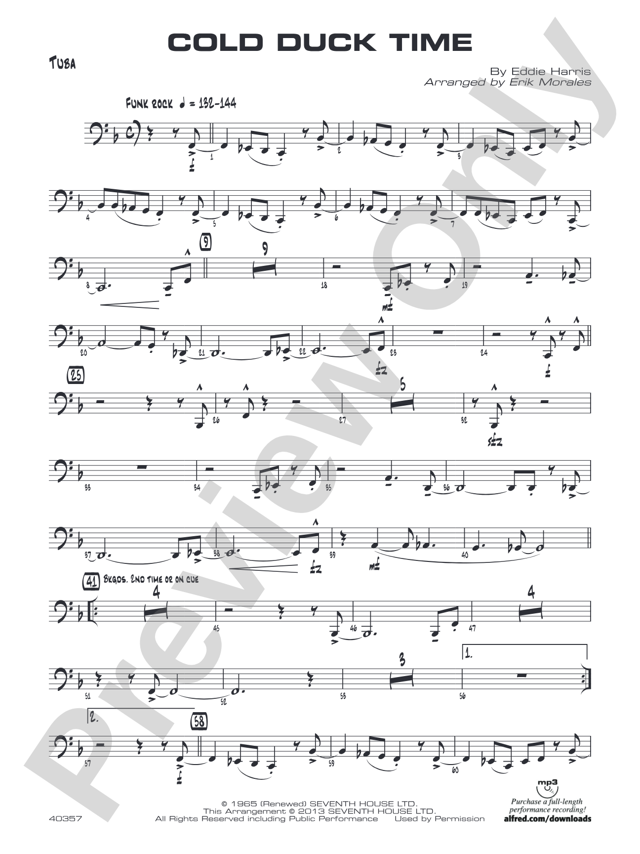 Cold Duck Time: Tuba