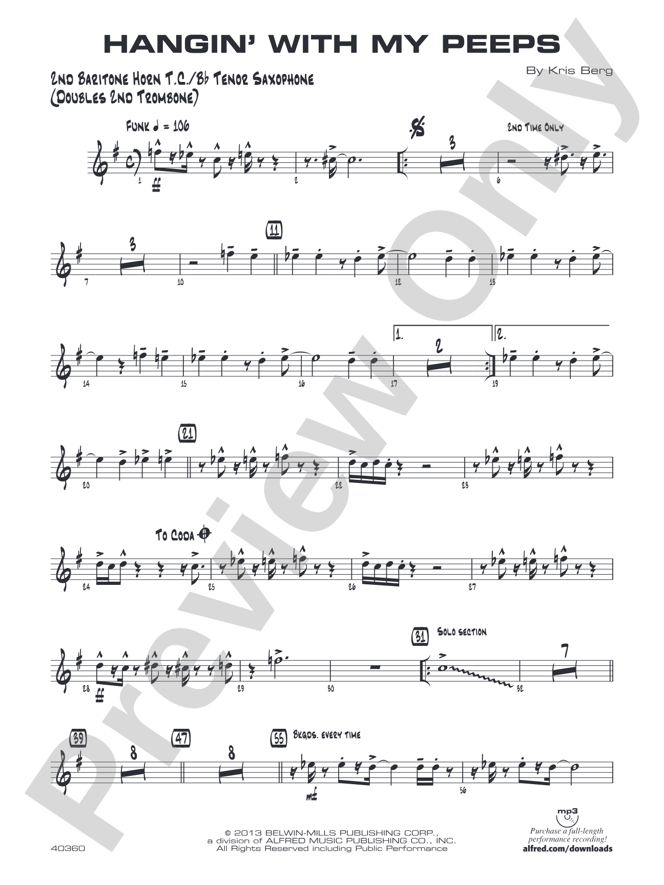 Hangin' with My Peeps: 2nd Baritone T.C.