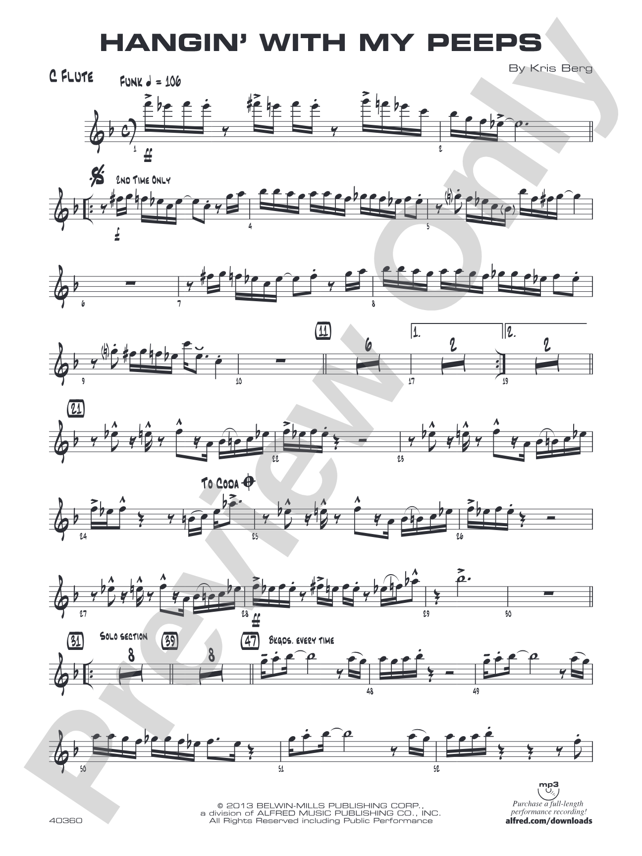 Hangin' with My Peeps: Flute