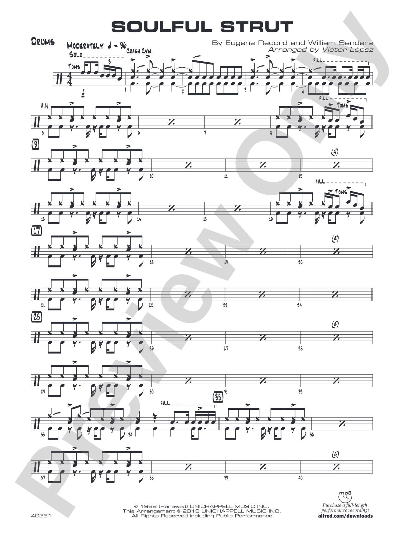 Soulful Strut: Drums