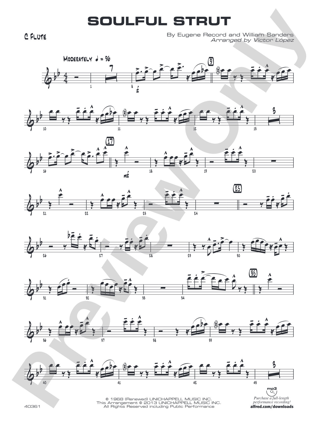 Soulful Strut: Flute