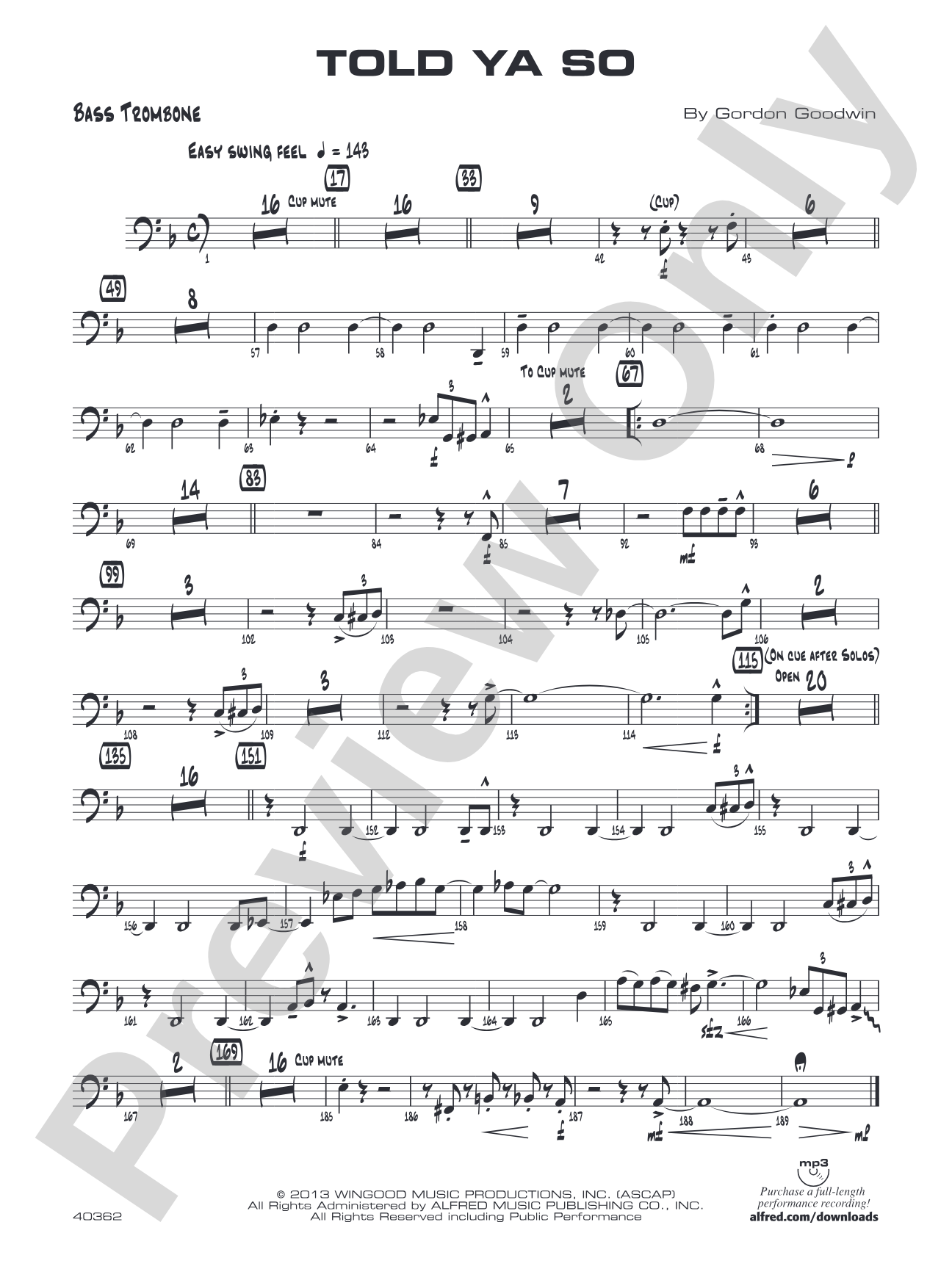 Told Ya So: Bass Trombone