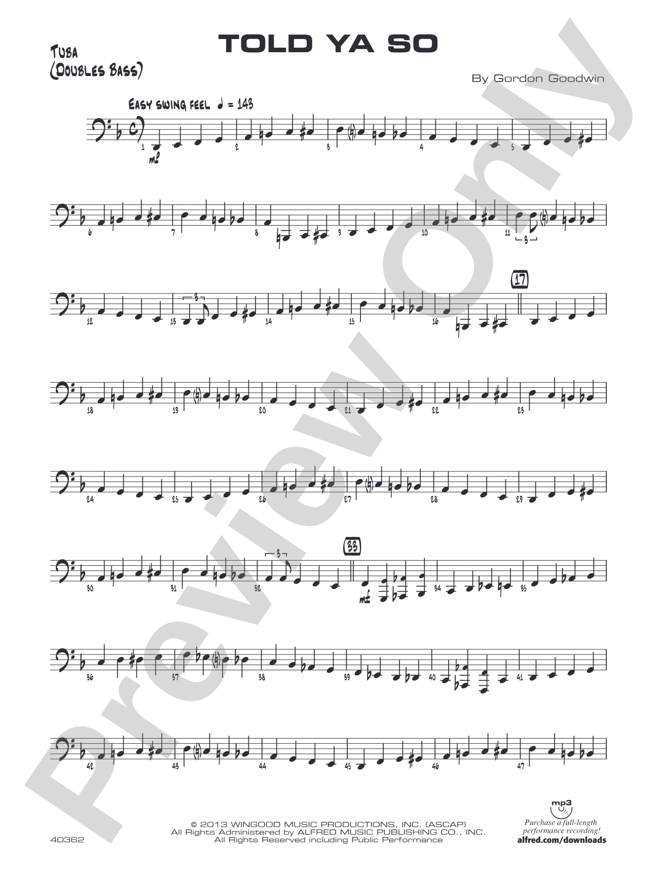 Told Ya So: Tuba