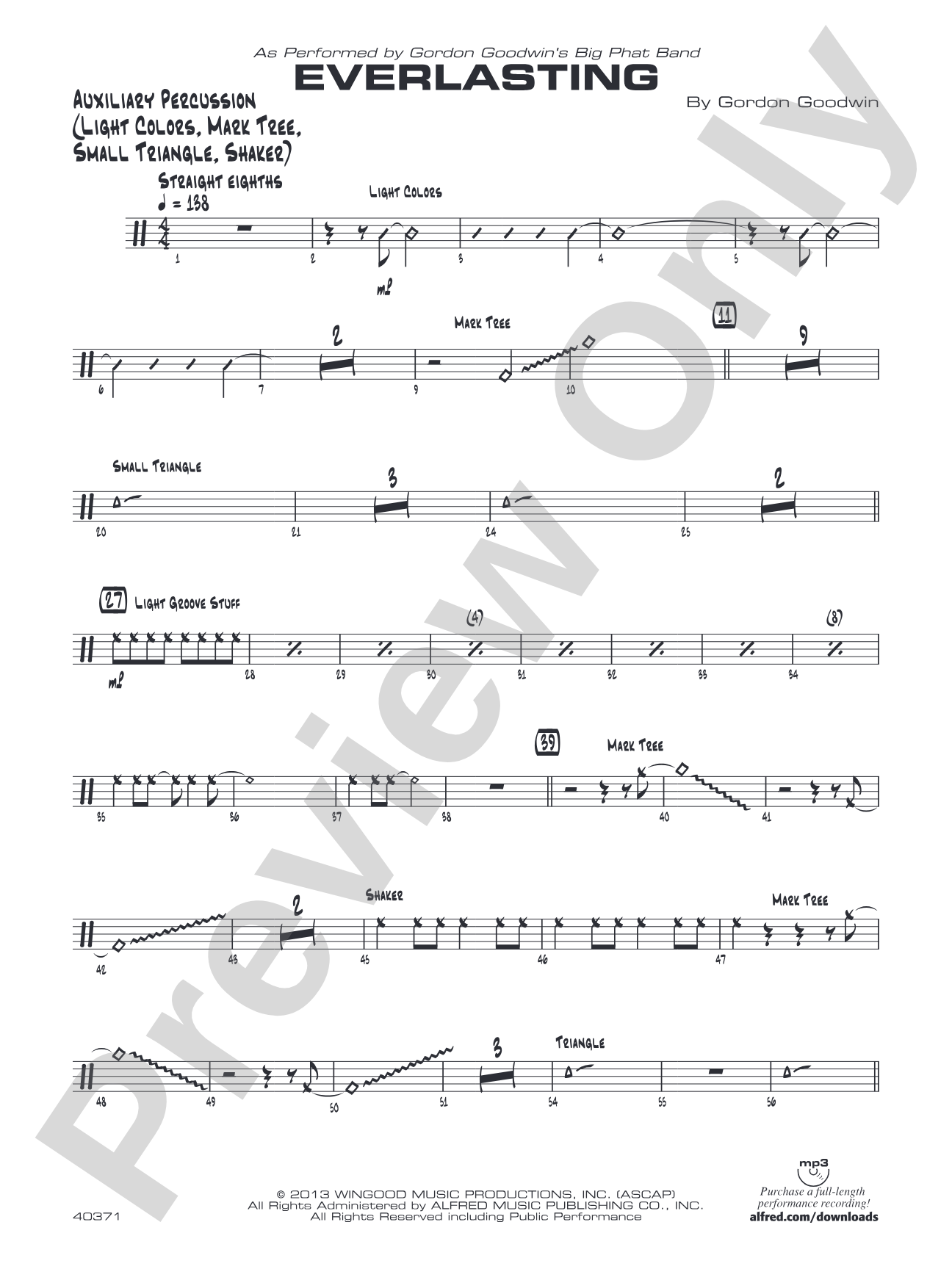 Everlasting: Auxiliary Percussion